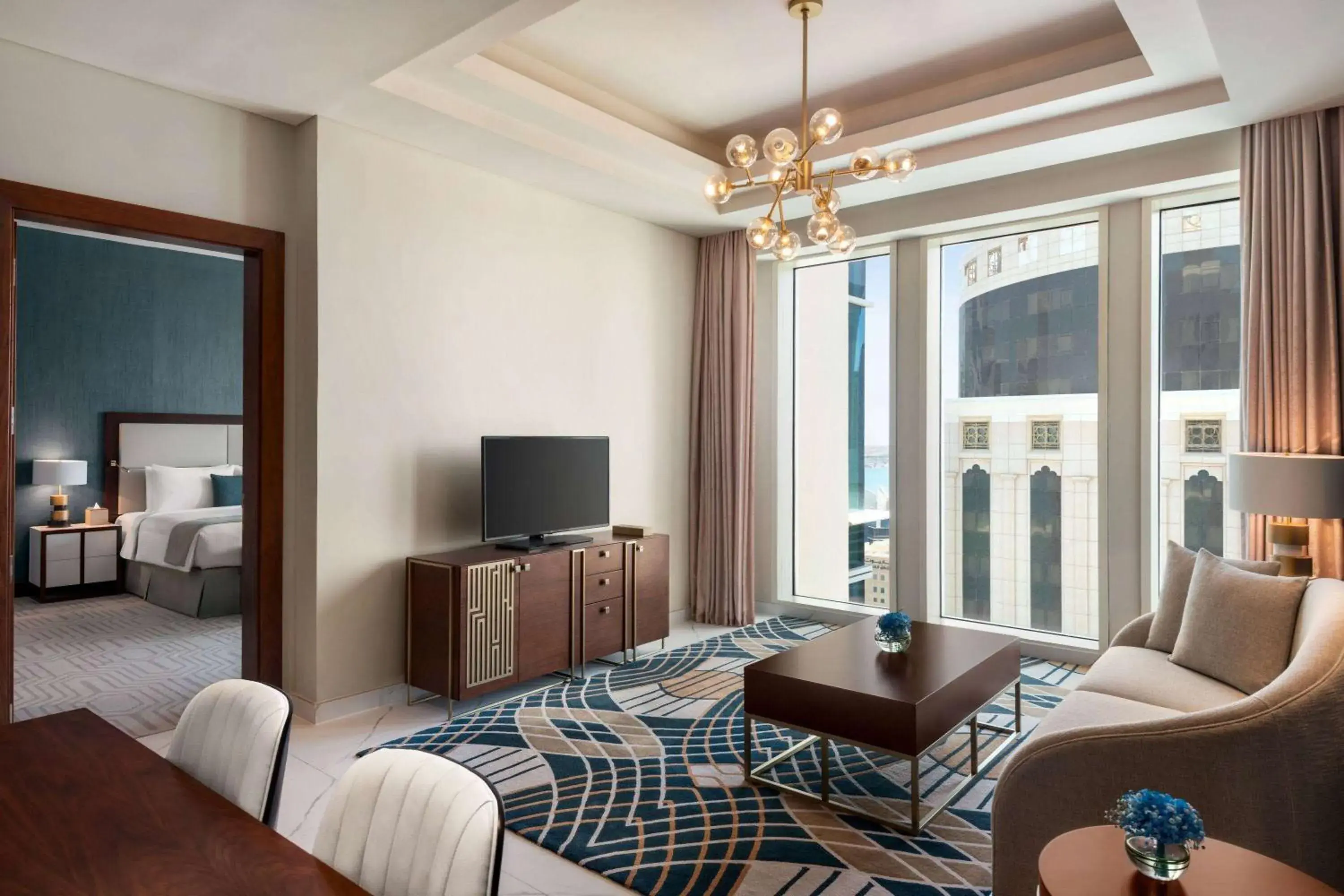 Two-Bedroom Apartment with City View in Wyndham Grand Doha West Bay Beach Two-Bedroom Apartment with City View in Wyndham Grand Doha West Bay Beach