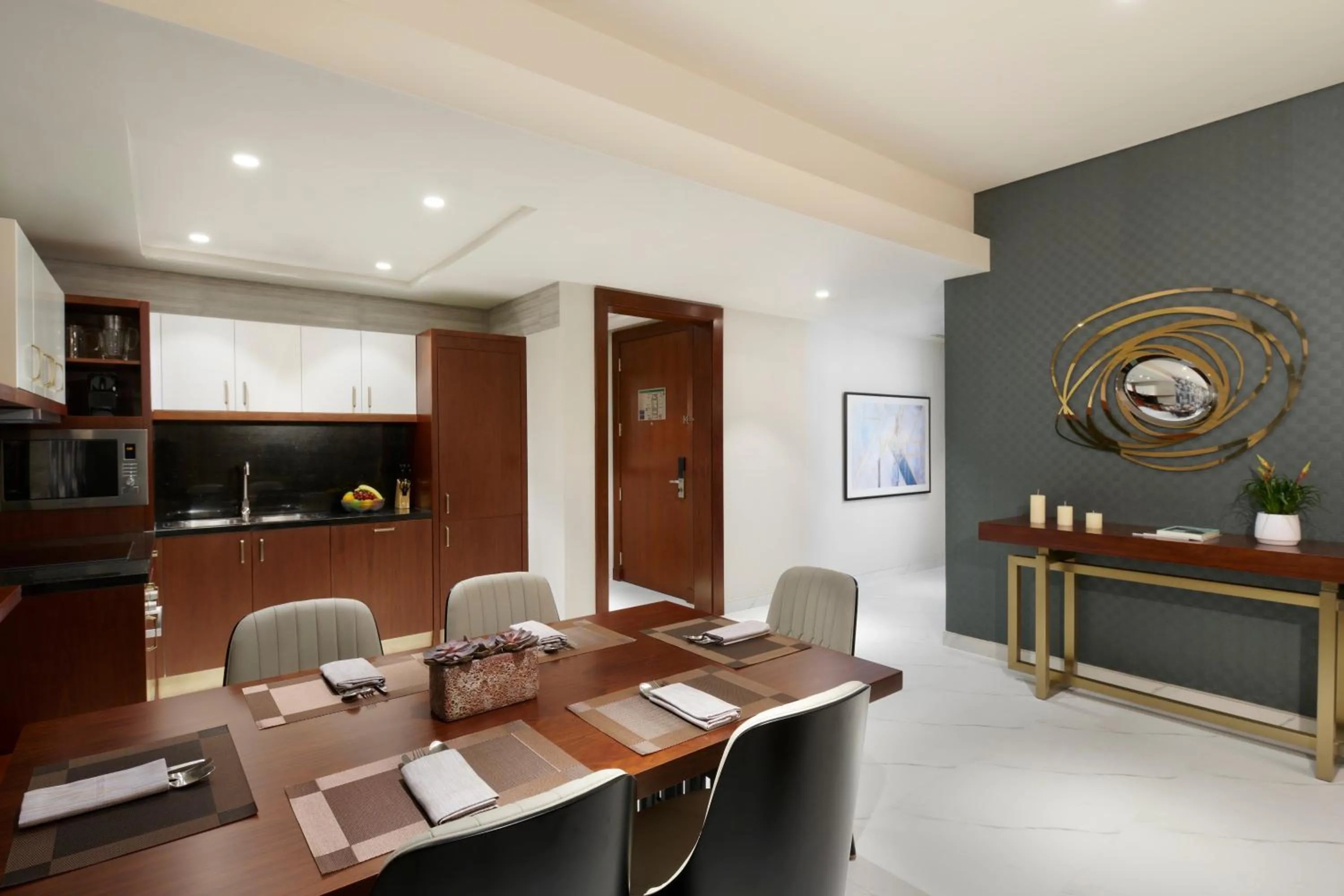 Living room in Wyndham Grand Doha West Bay Beach