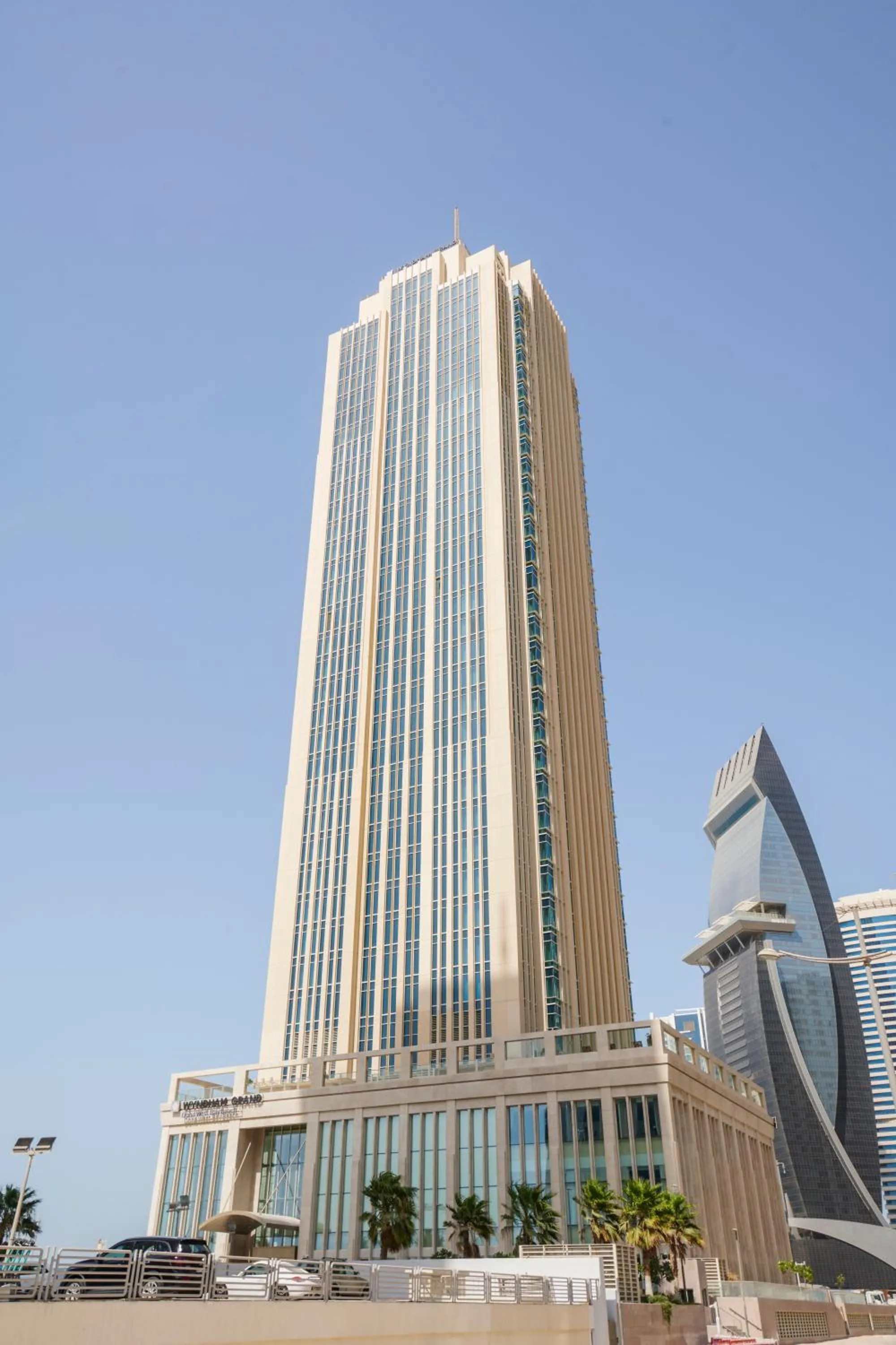 Property building in Wyndham Grand Doha West Bay Beach