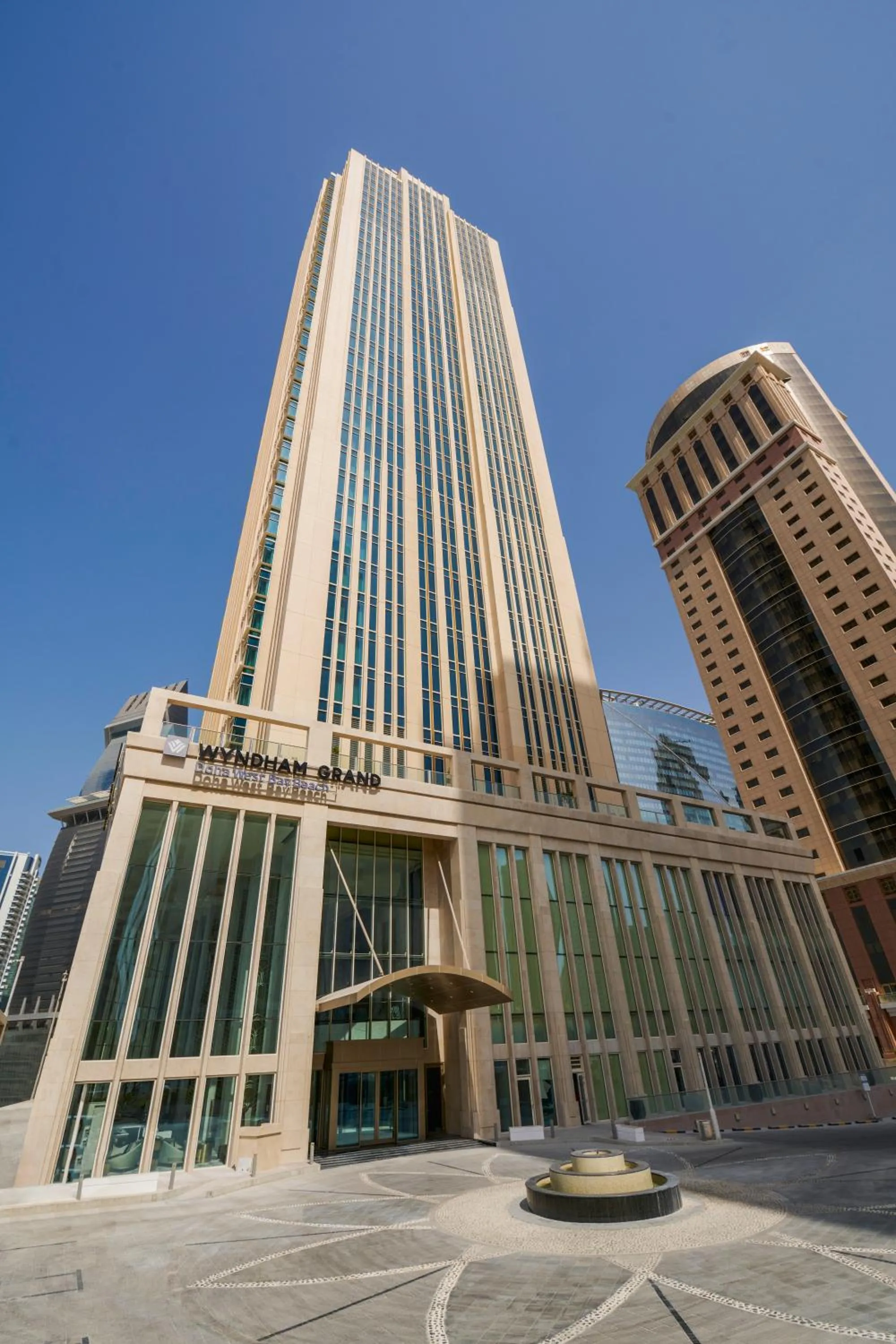 Property building in Wyndham Grand Doha West Bay Beach