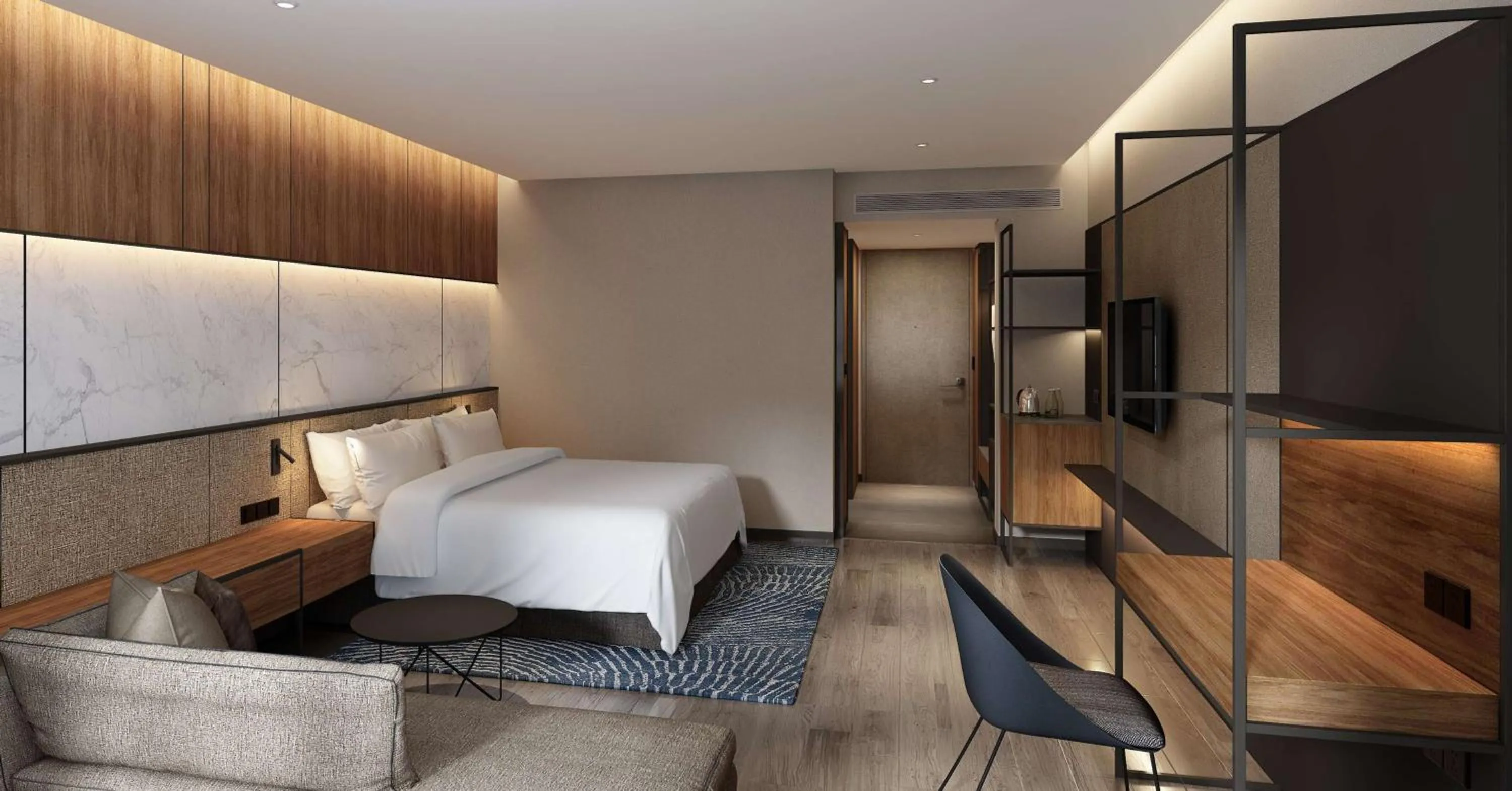 Bedroom, Bed in Hyatt Regency Trivandrum