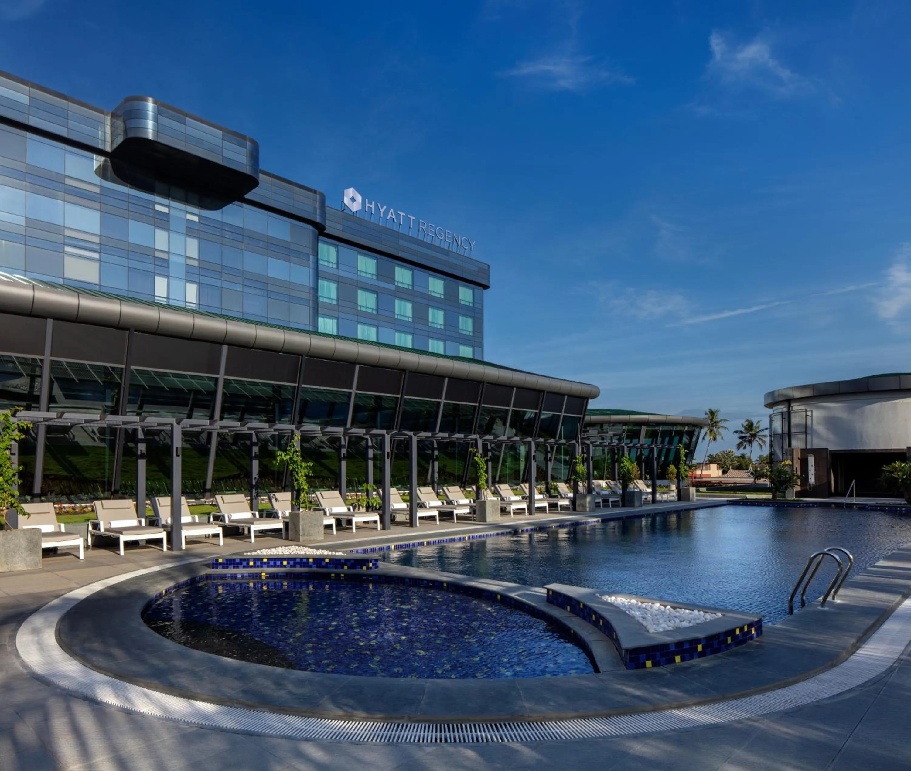 sunbed in Hyatt Regency Trivandrum