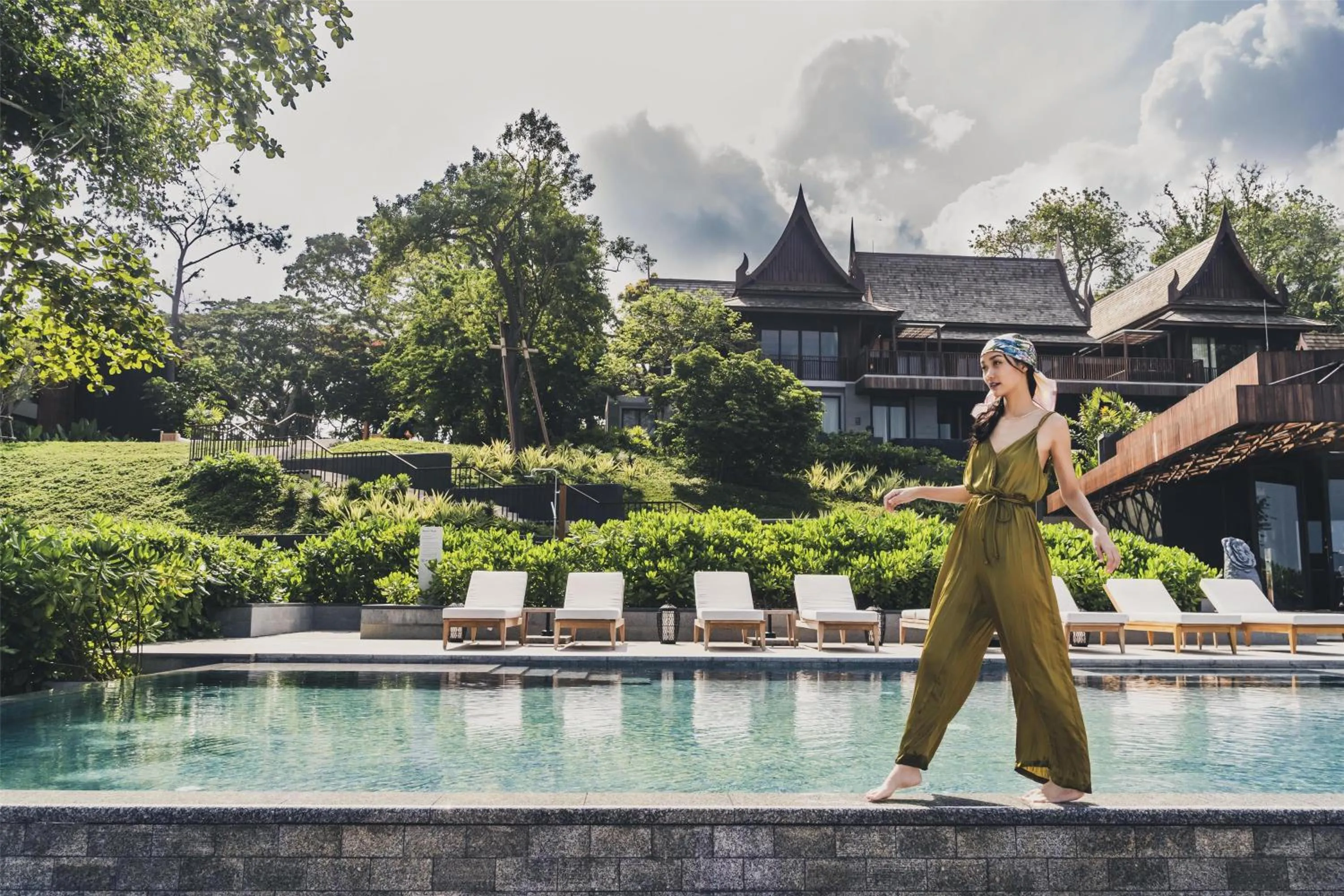 Swimming pool in Andaz Pattaya Jomtien Beach, By Hyatt
