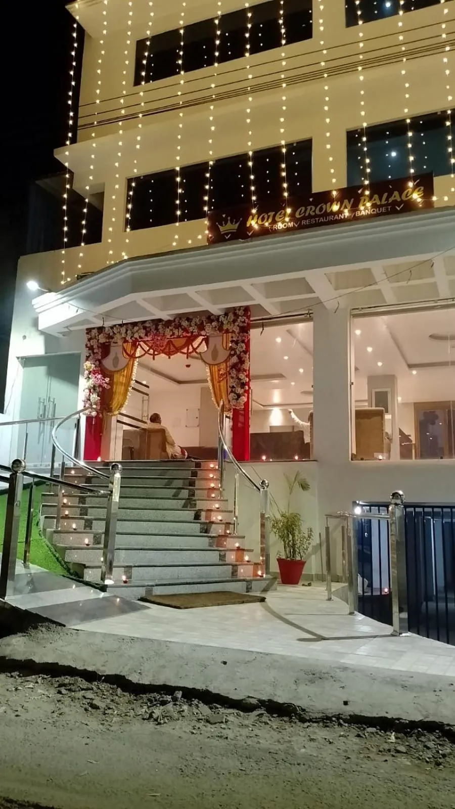 Property building in Hotel Crown Palace