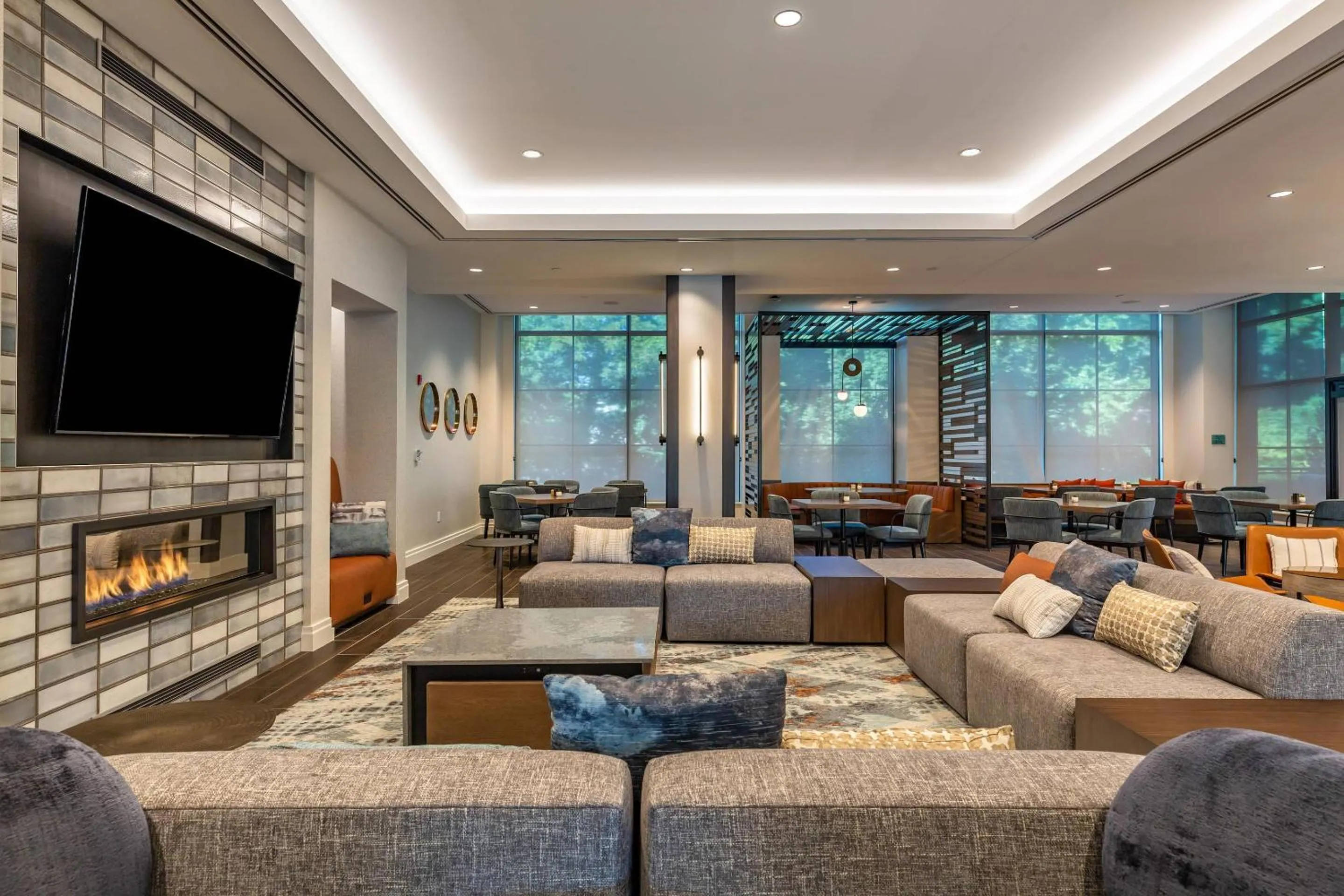 Lobby or reception in Cambria Hotel New Haven University Area