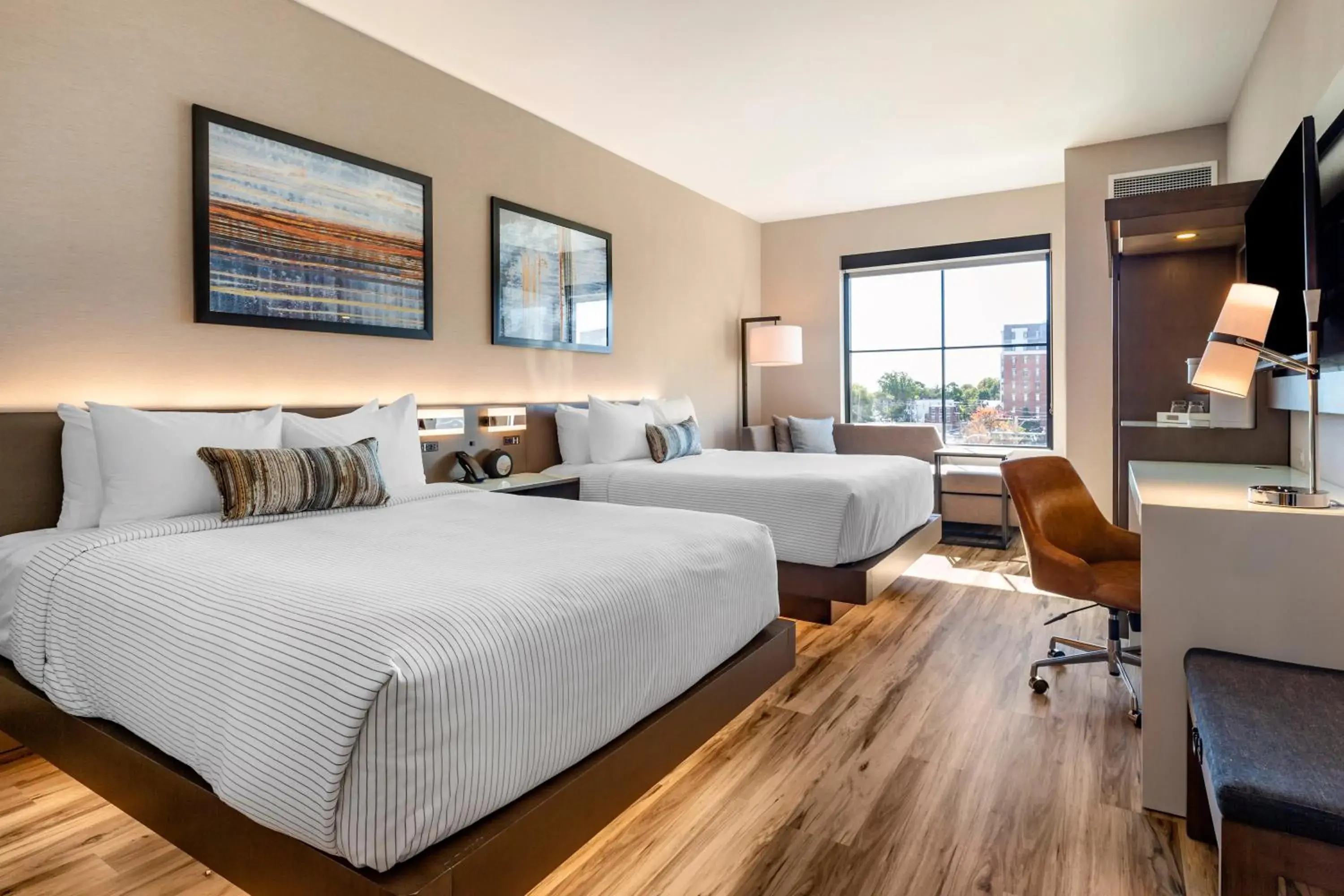 Standard Queen Room with Two Queen Beds - Non Smoking in Cambria Hotel New Haven University Area Standard Queen Room with Two Queen Beds - Non Smoking in Cambria Hotel New Haven University Area