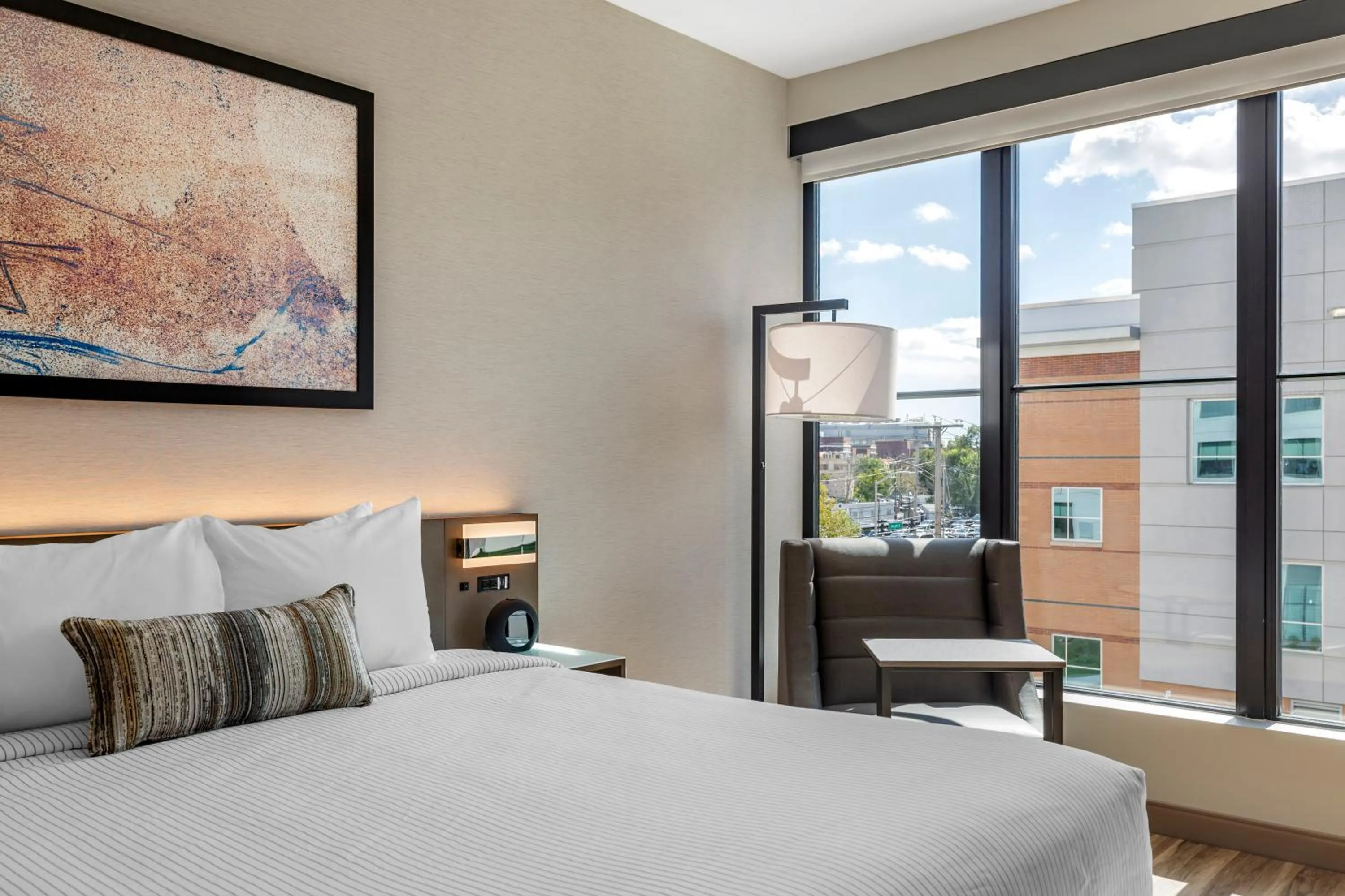 Bed in Cambria Hotel New Haven University Area