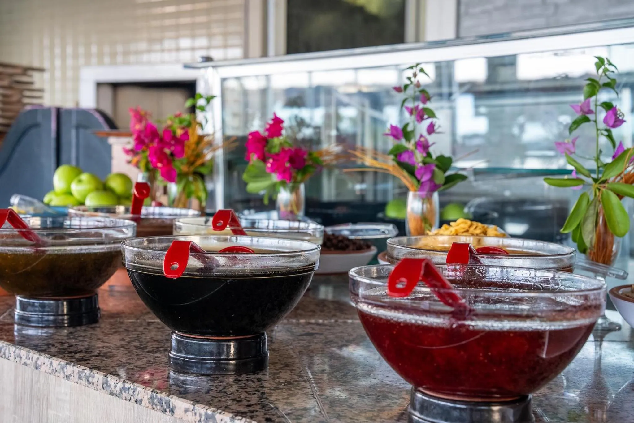 Food and drinks in Side Beach Club