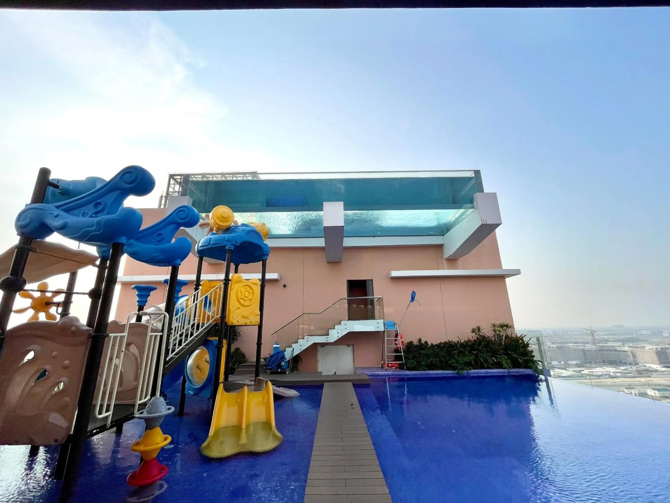 Pool view in La Vela Hue Hotel