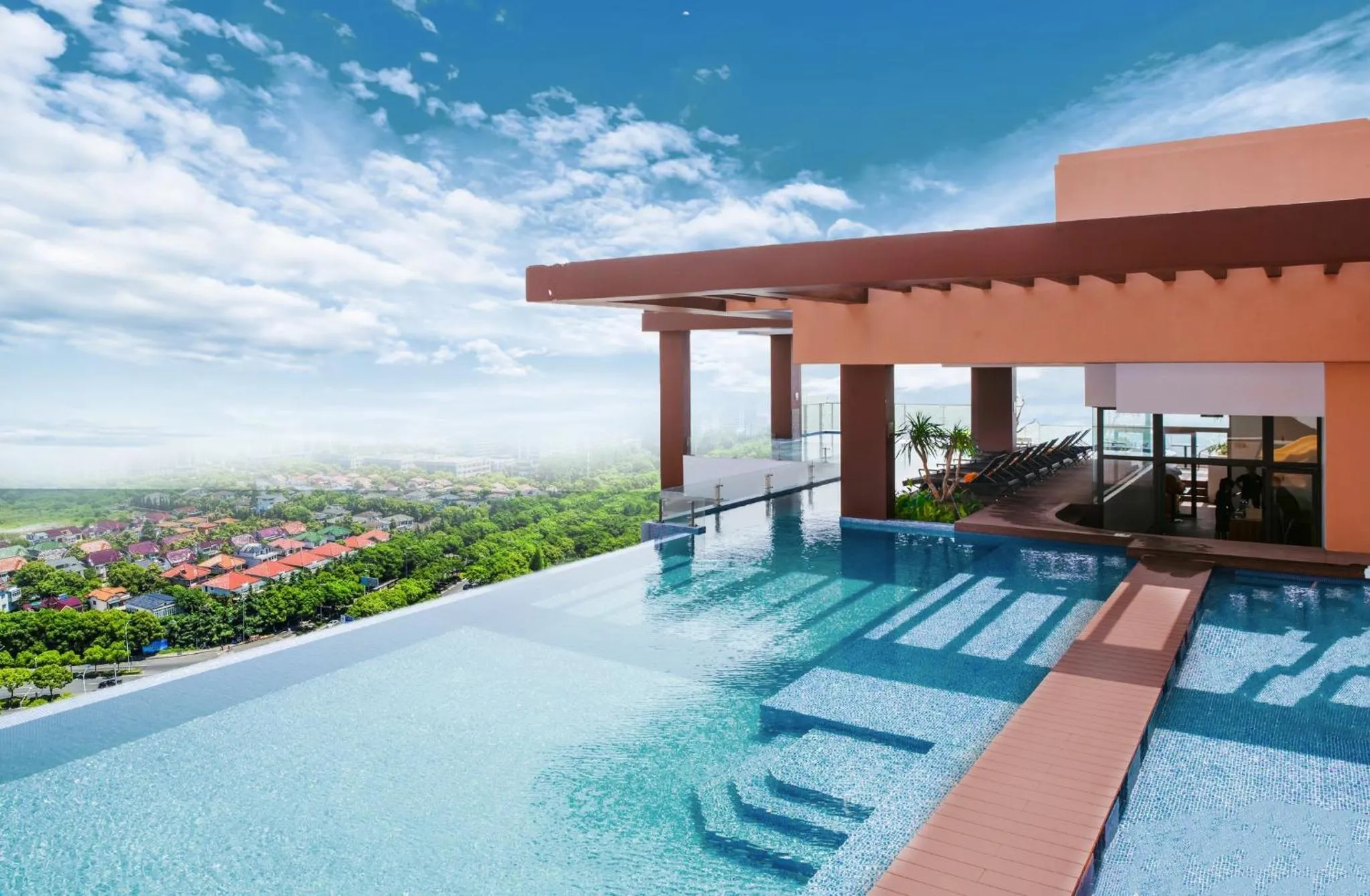 Swimming pool in La Vela Hue Hotel