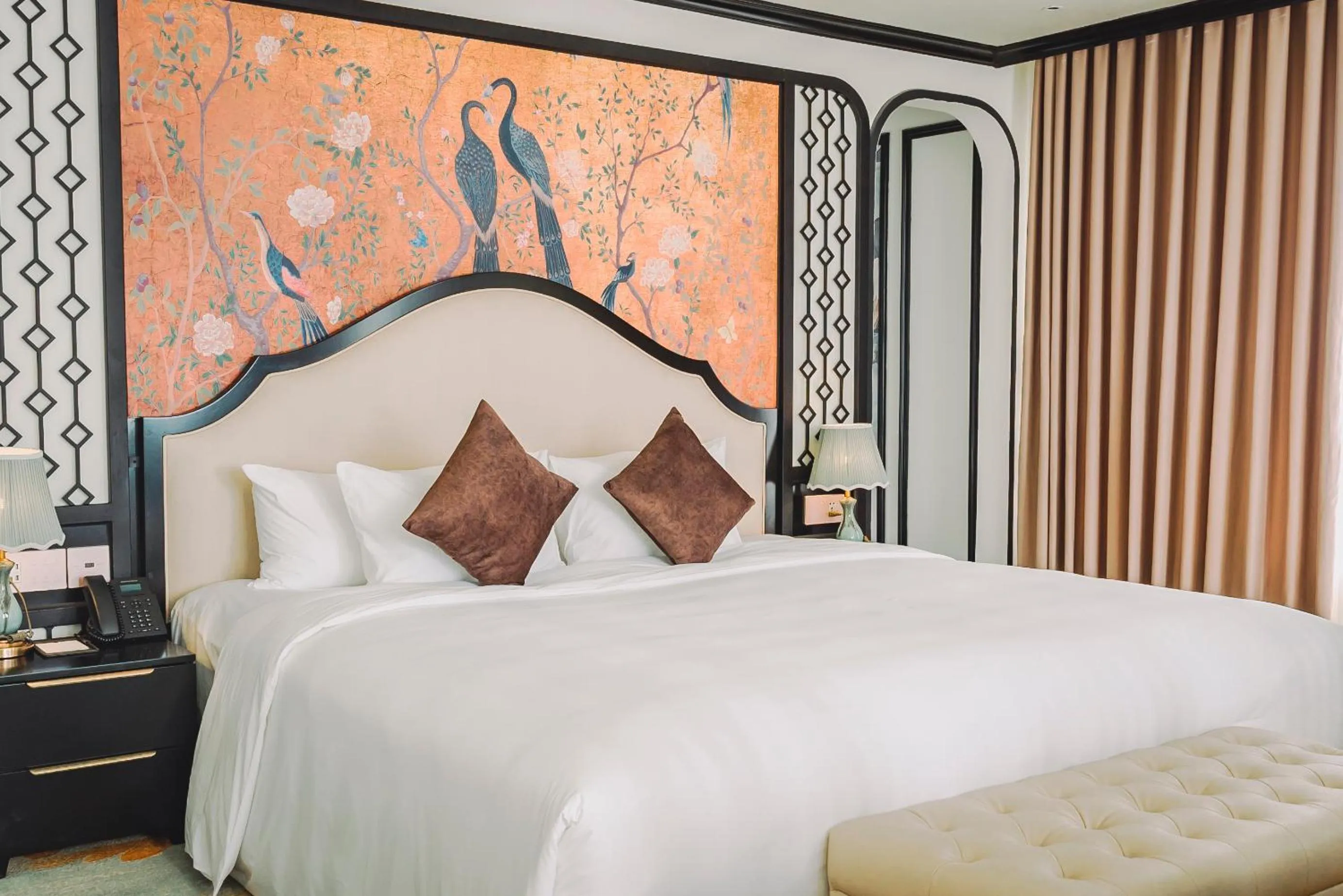 Bed in La Vela Hue Hotel