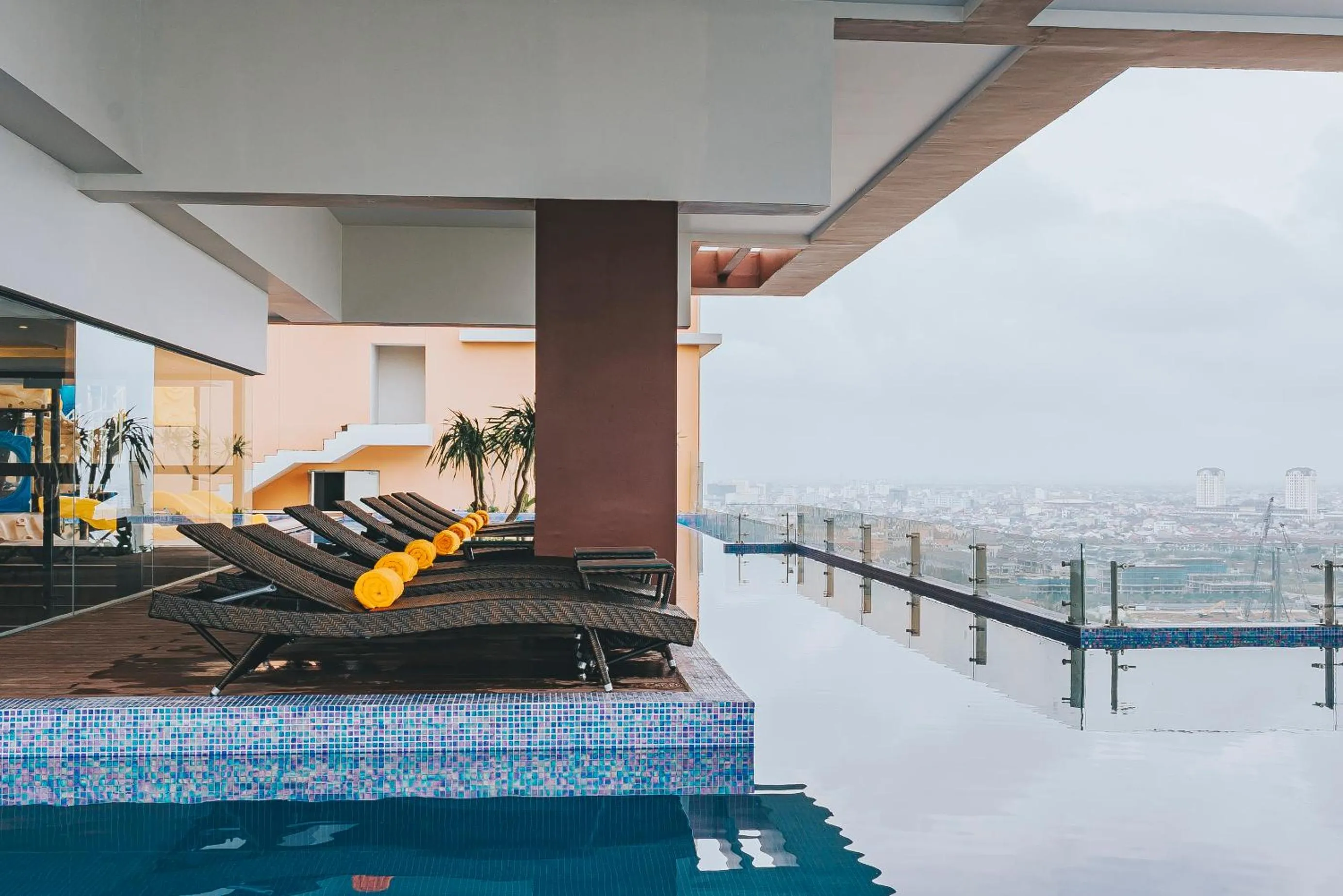 Swimming pool in La Vela Hue Hotel