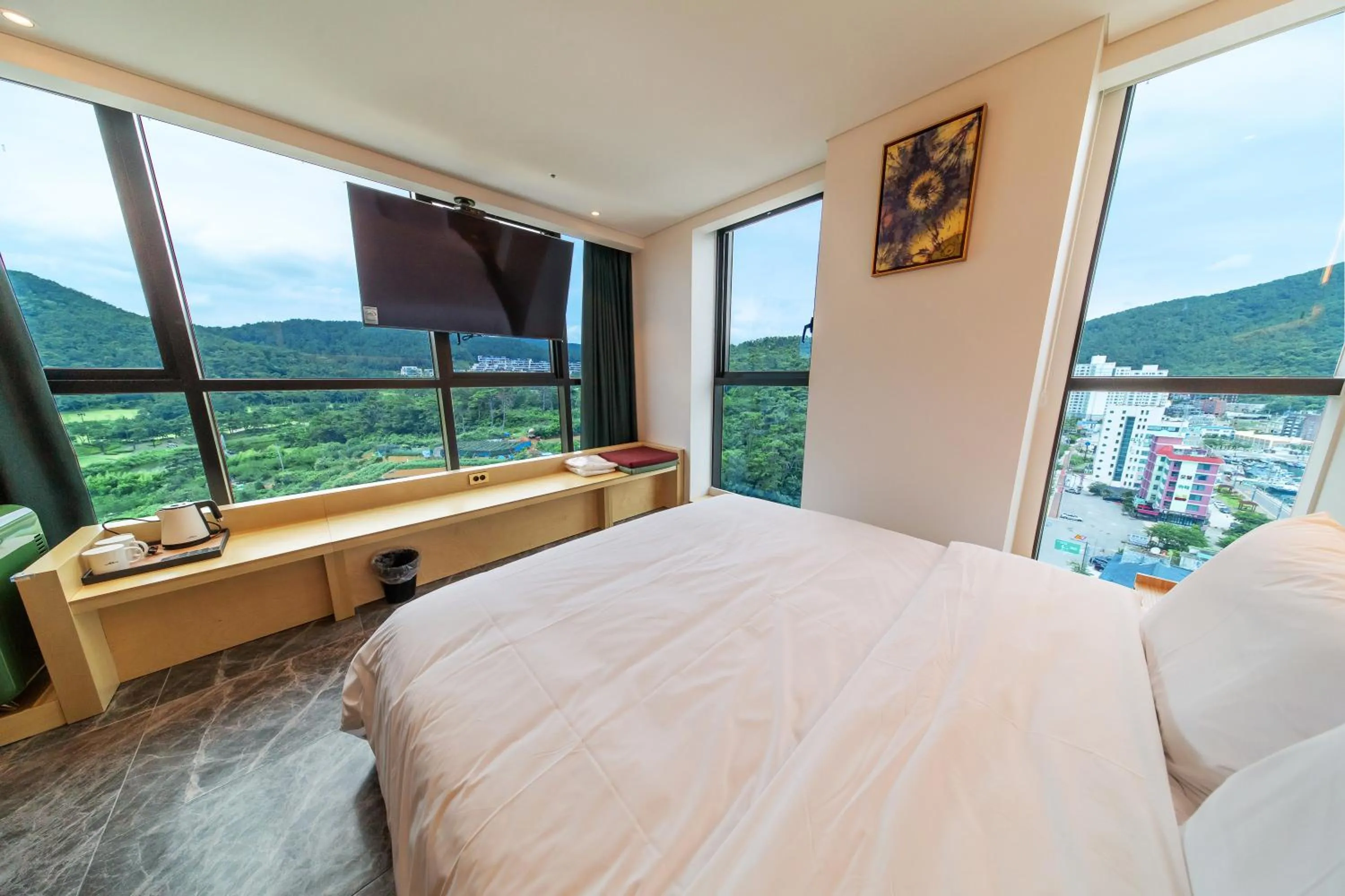 Bed in The Club Hotel Gijang Yeonhwari