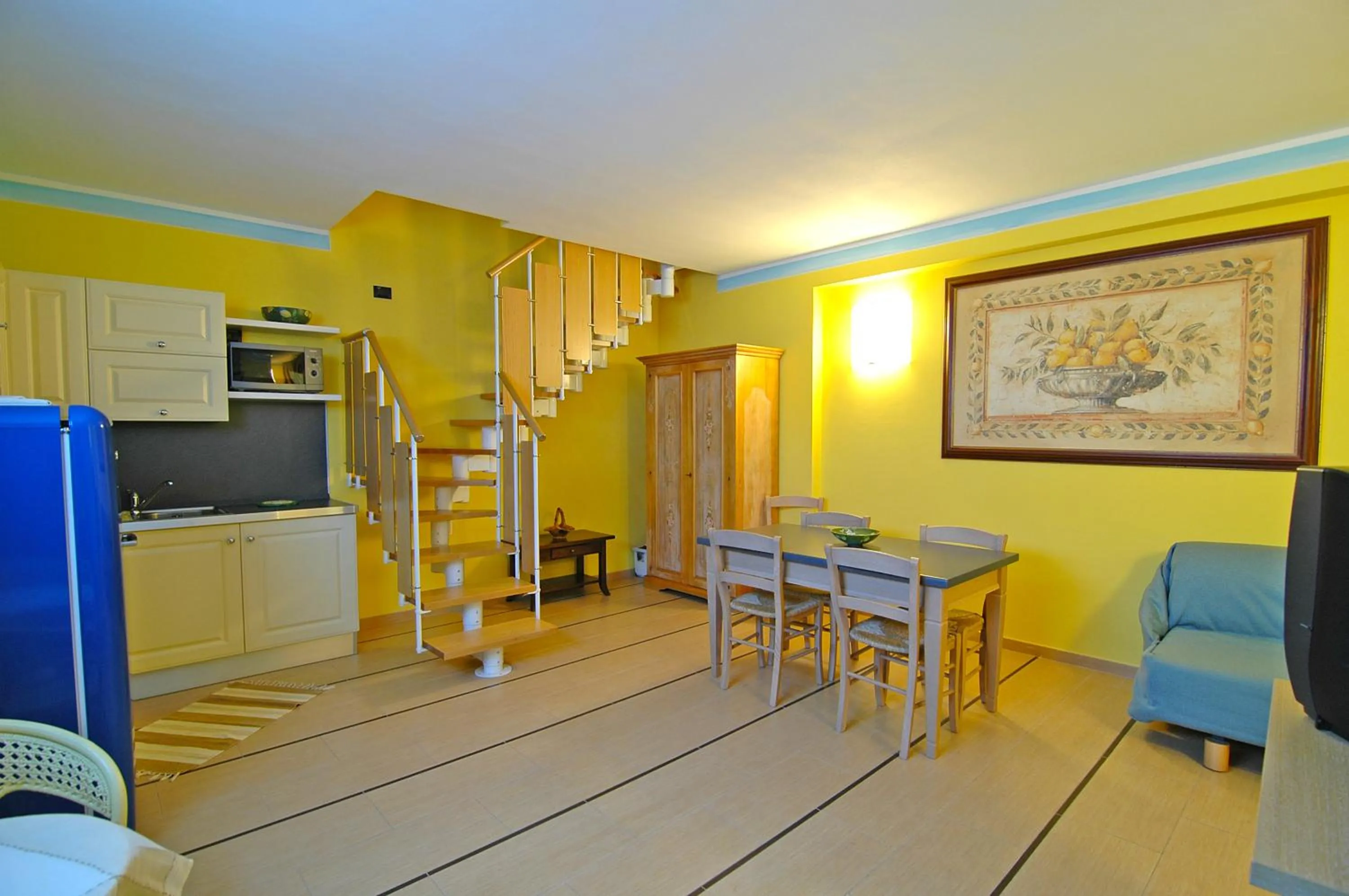 Living room in World Village Apartments