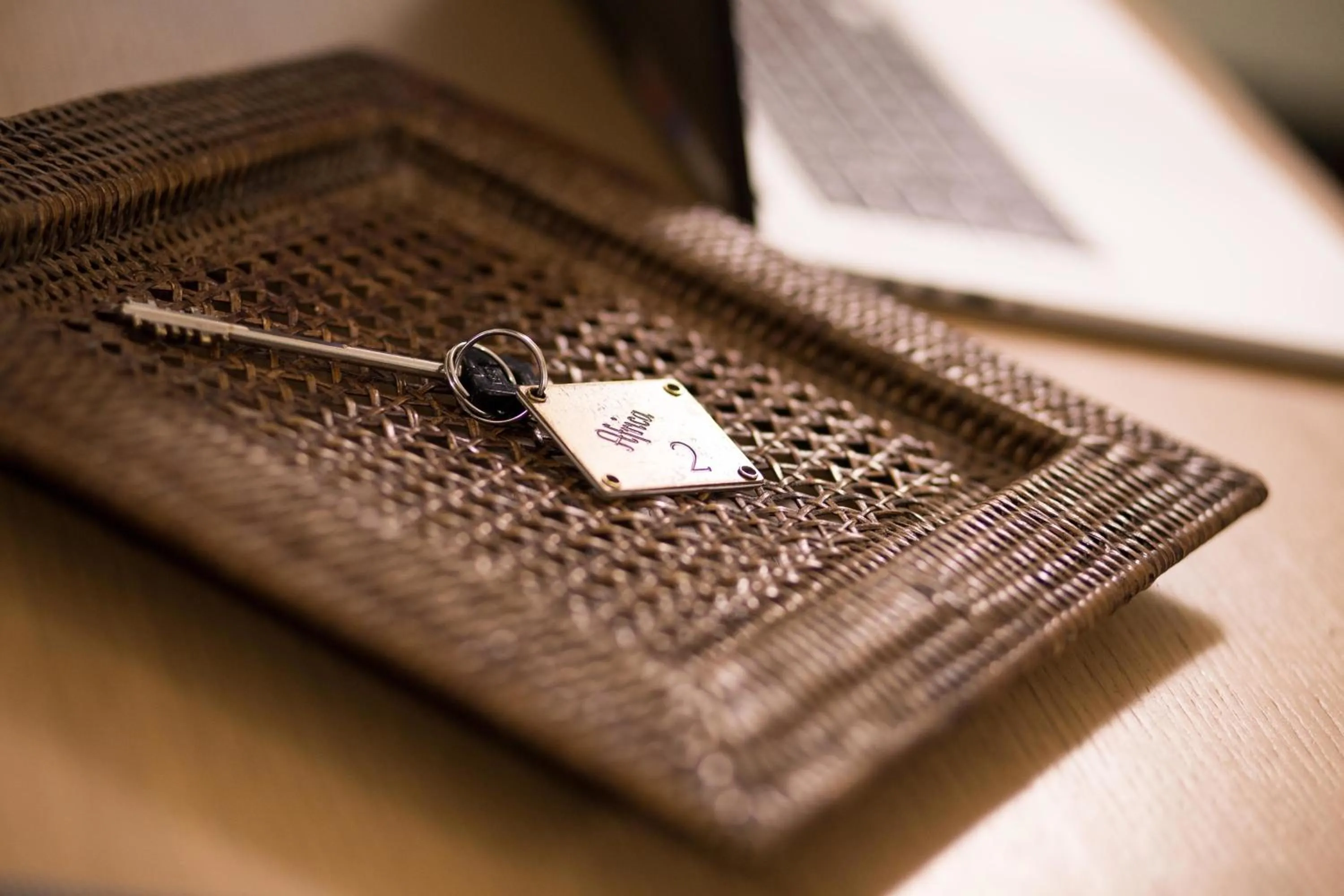 Decorative detail in World Village Apartments