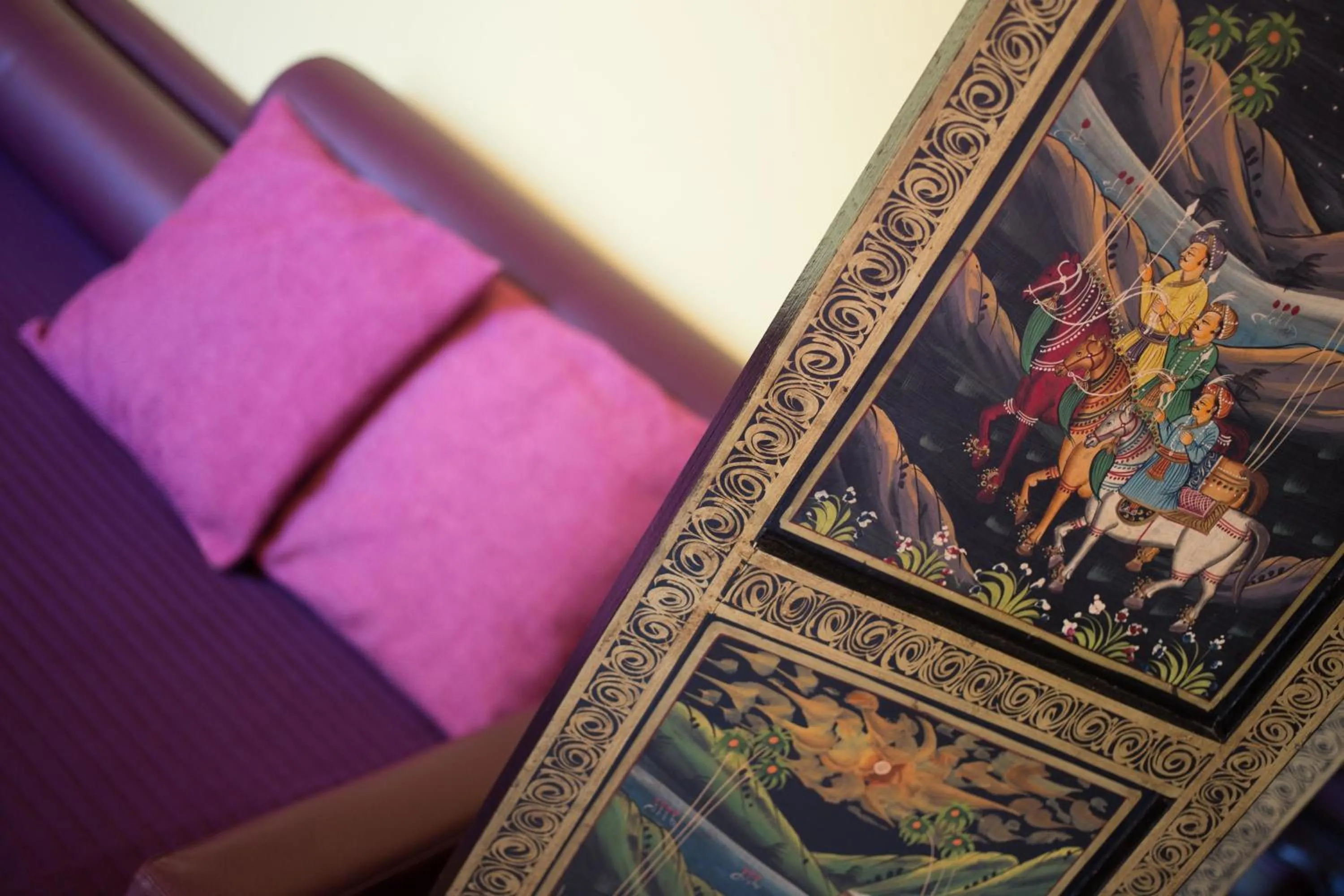 Decorative detail in World Village Apartments