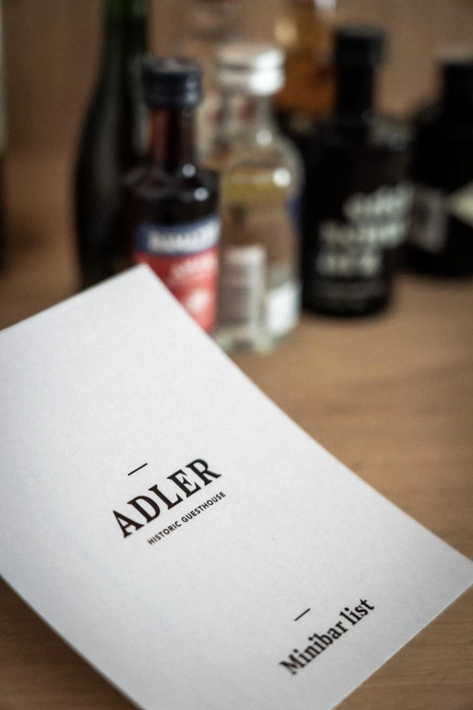 Drinks in ADLER Historic Guesthouse