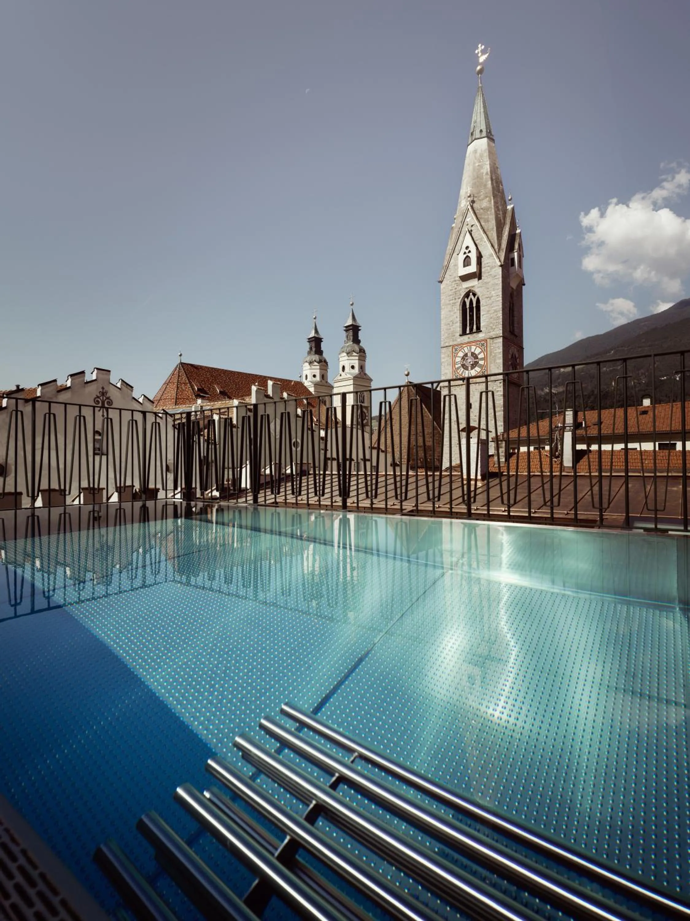 Pool view in ADLER Historic Guesthouse