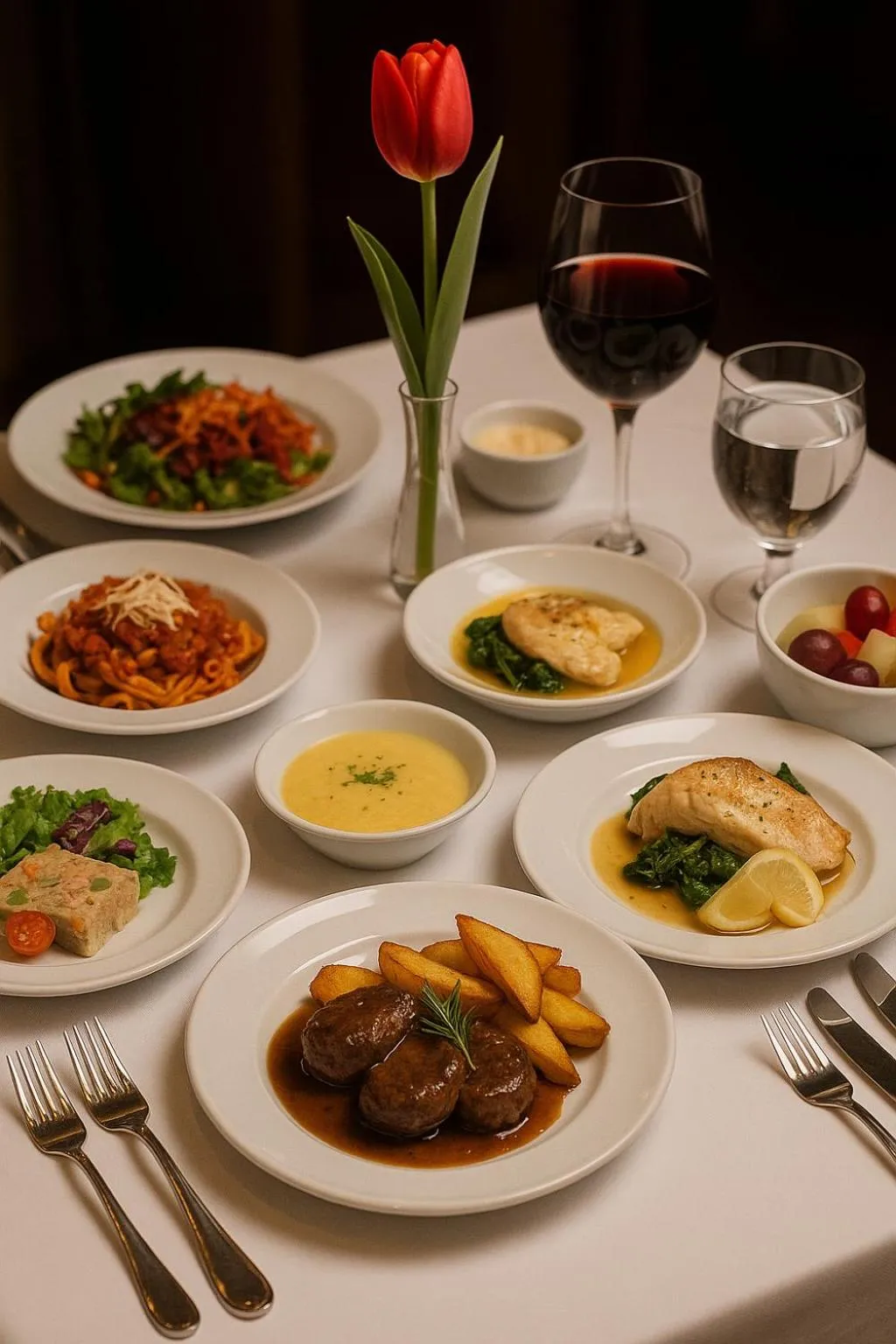 Dinner in Pera Tulip Hotel & Spa