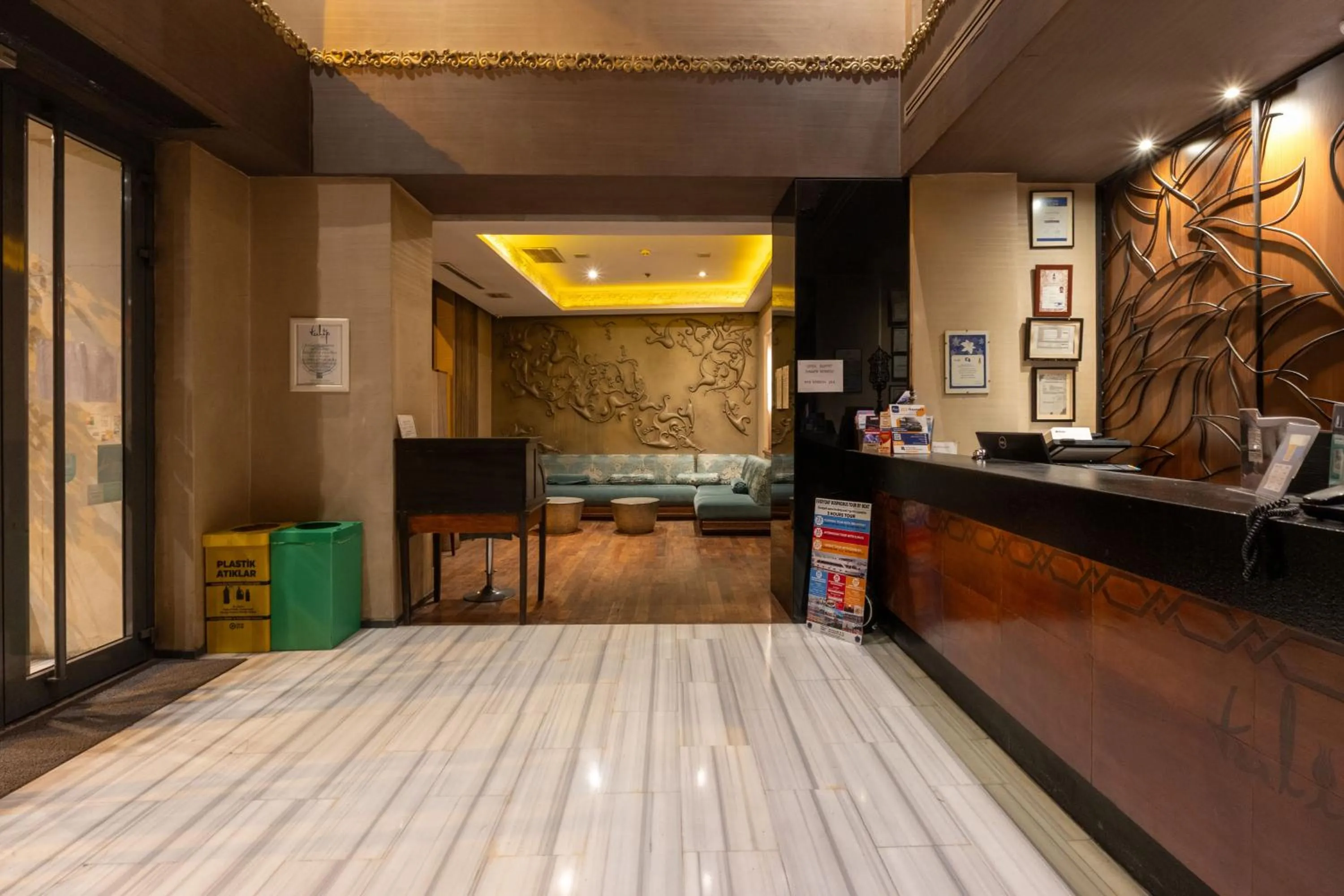 Lobby or reception, Bed in Pera Tulip Hotel & Spa