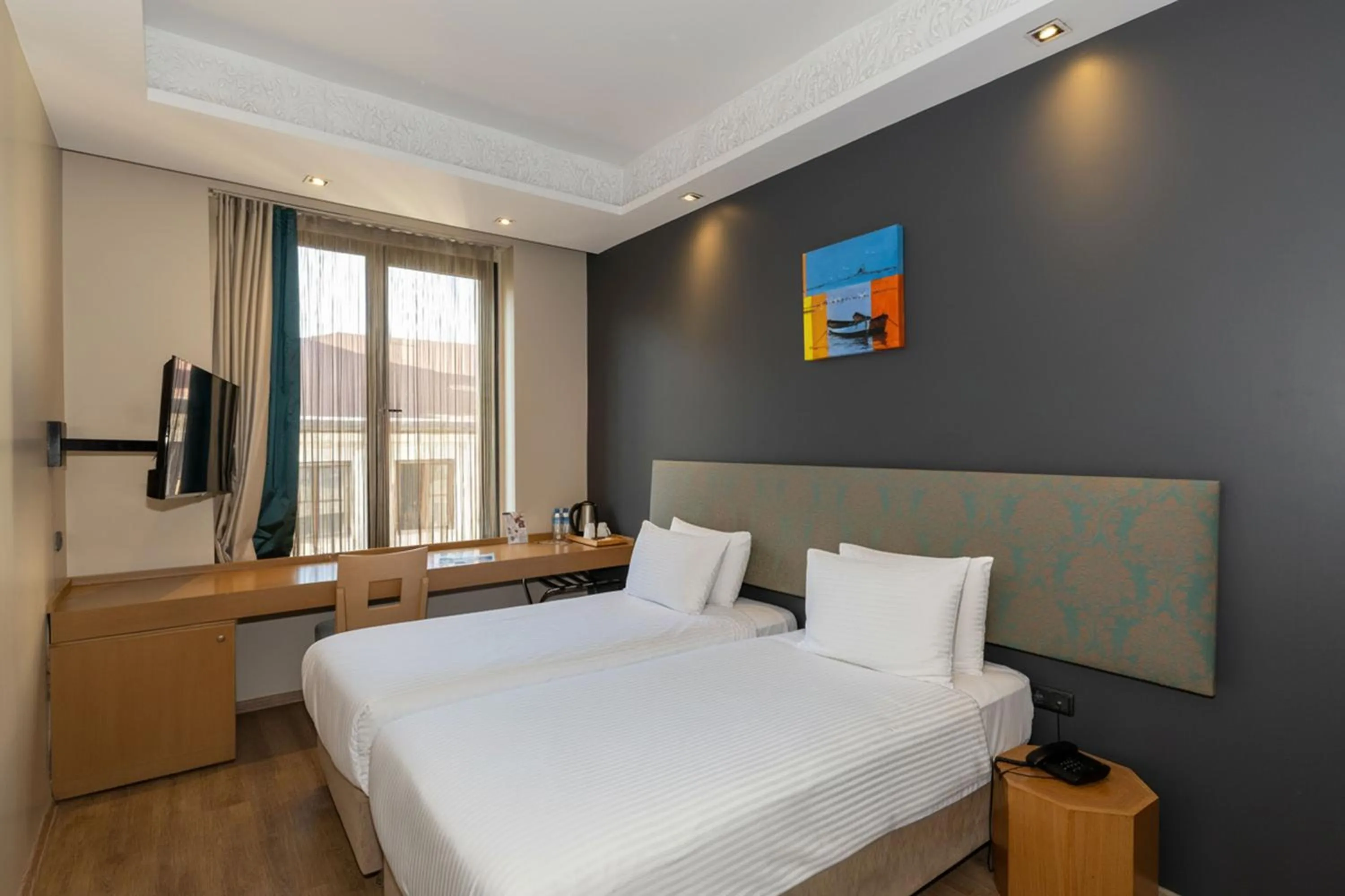 Photo of the whole room, Bed in Pera Tulip Hotel & Spa