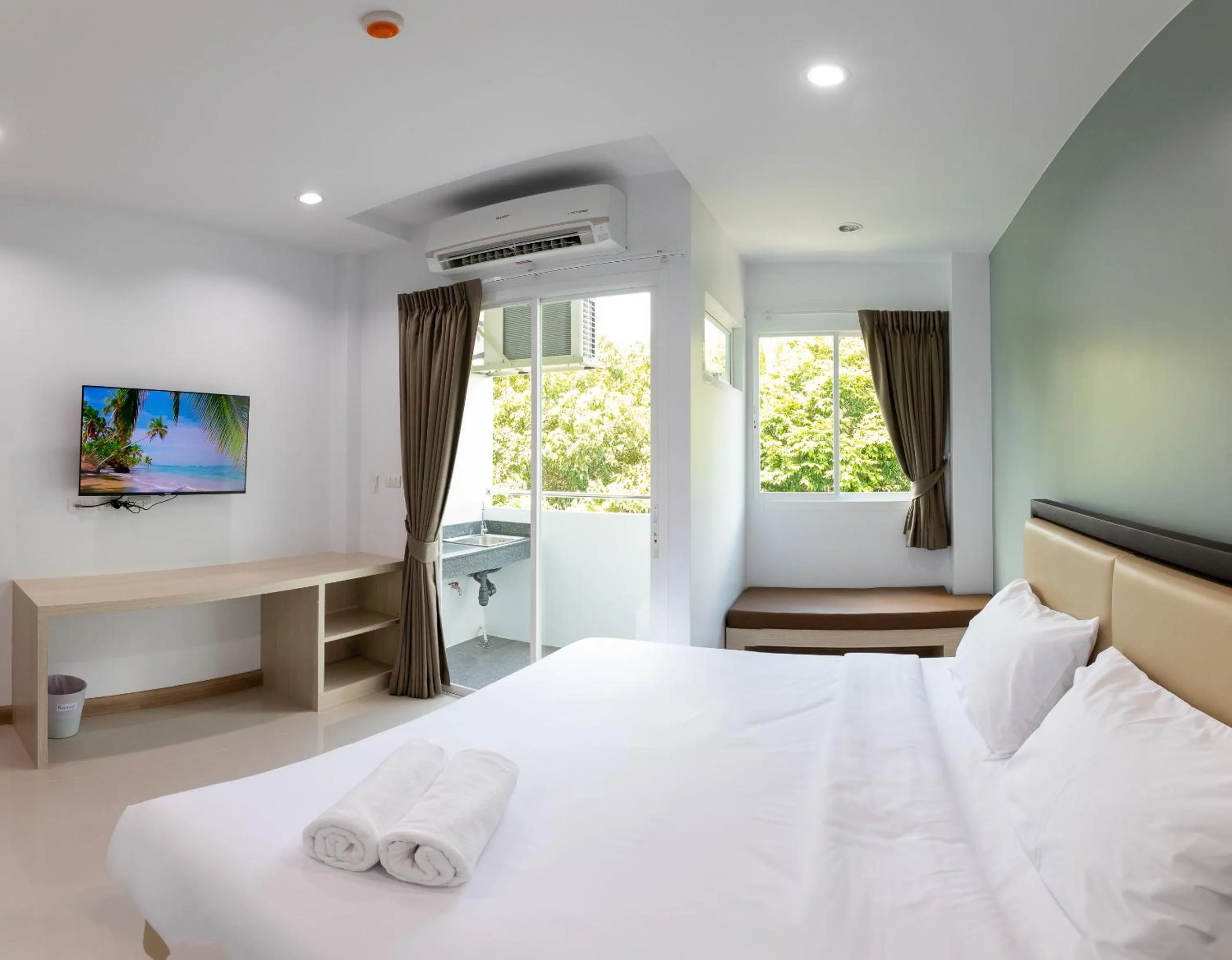 Bedroom in Green Hotel Phuket