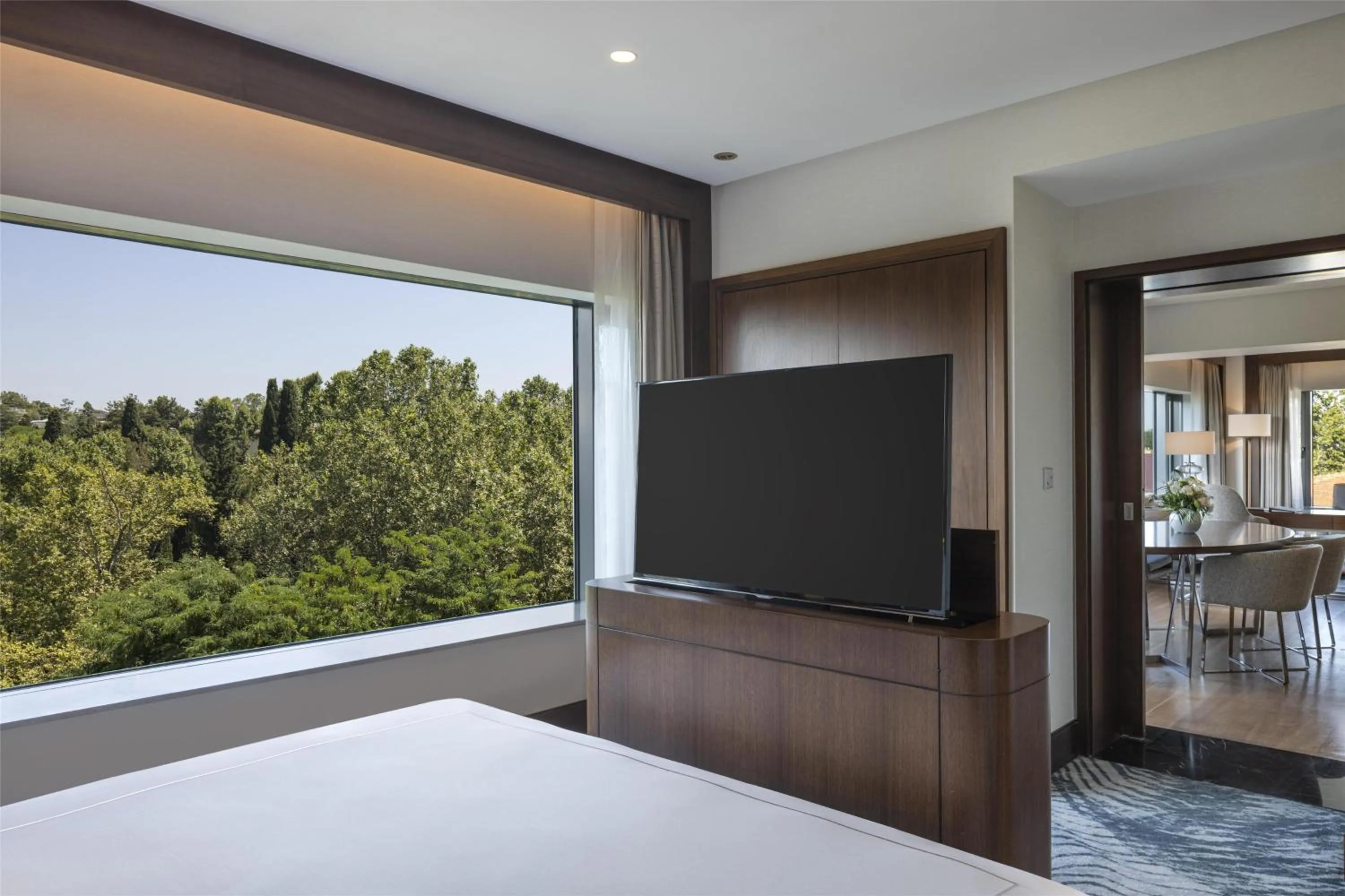 Bed in Conrad Istanbul Bosphorus