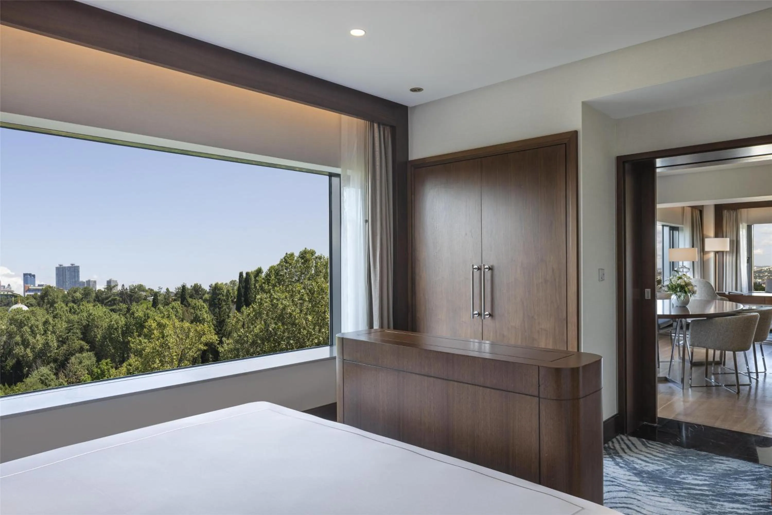 Bed in Conrad Istanbul Bosphorus