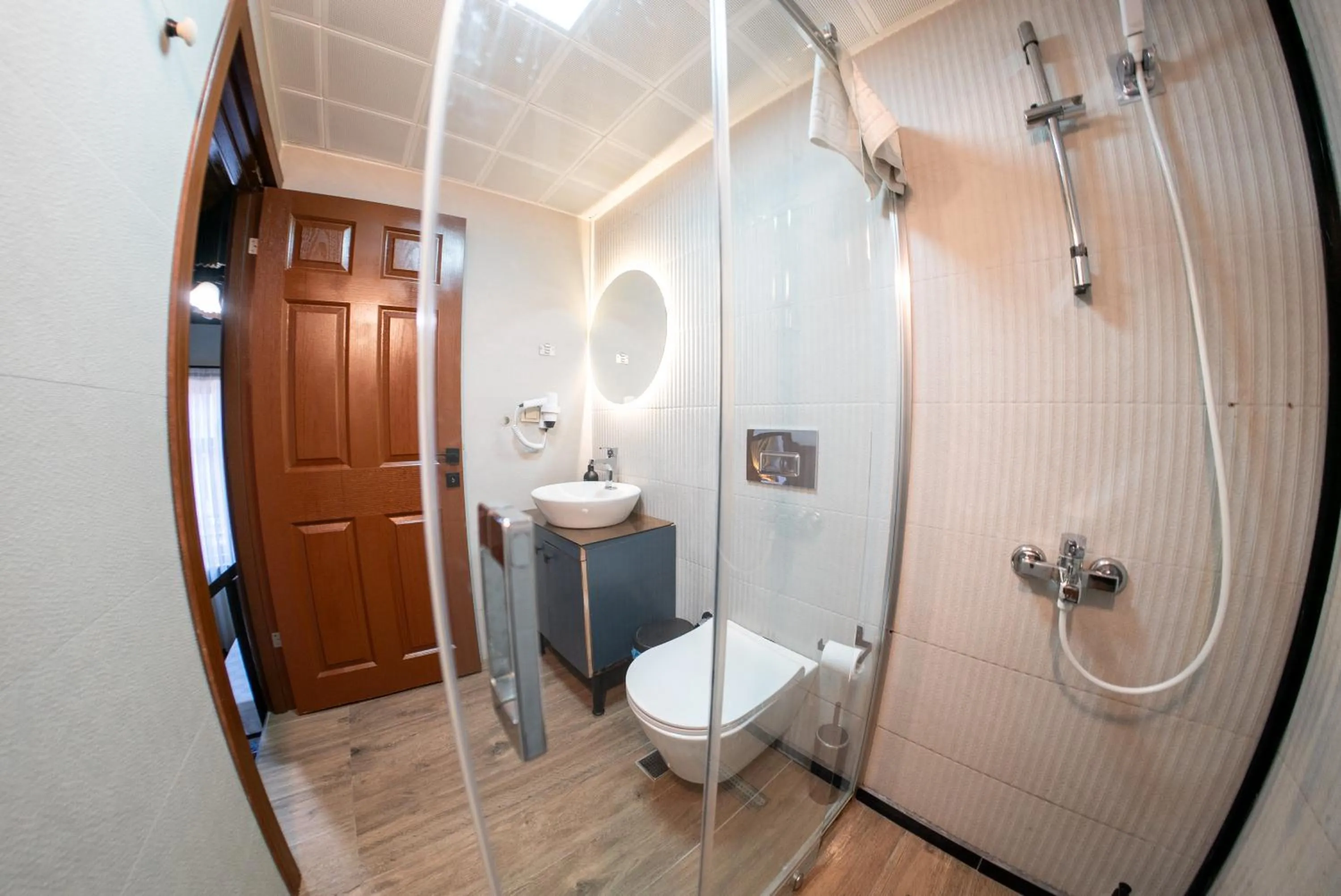 Shower in Casa Maria Hotel