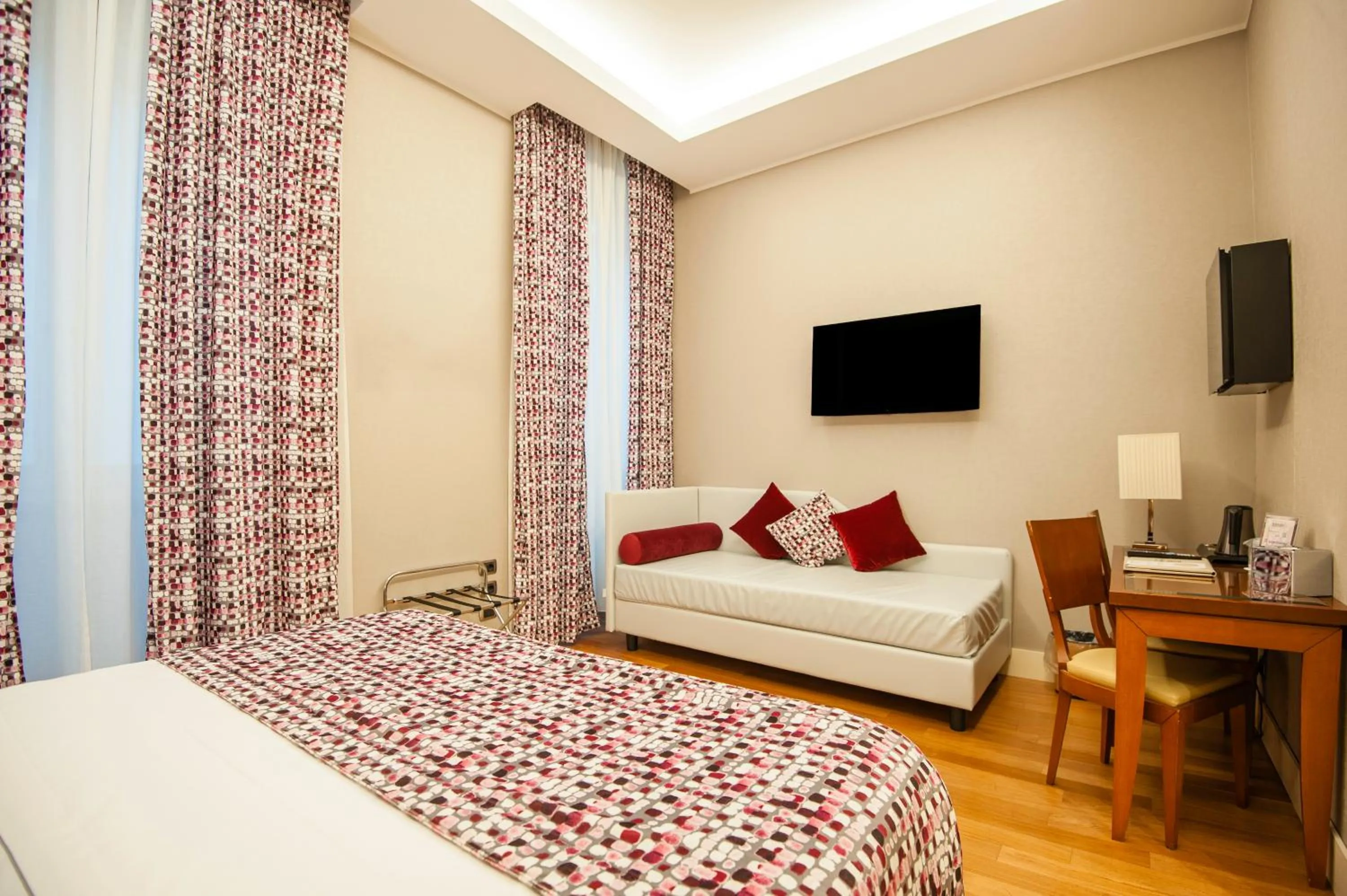 Photo of the whole room, Bed in Hotel Delle Nazioni