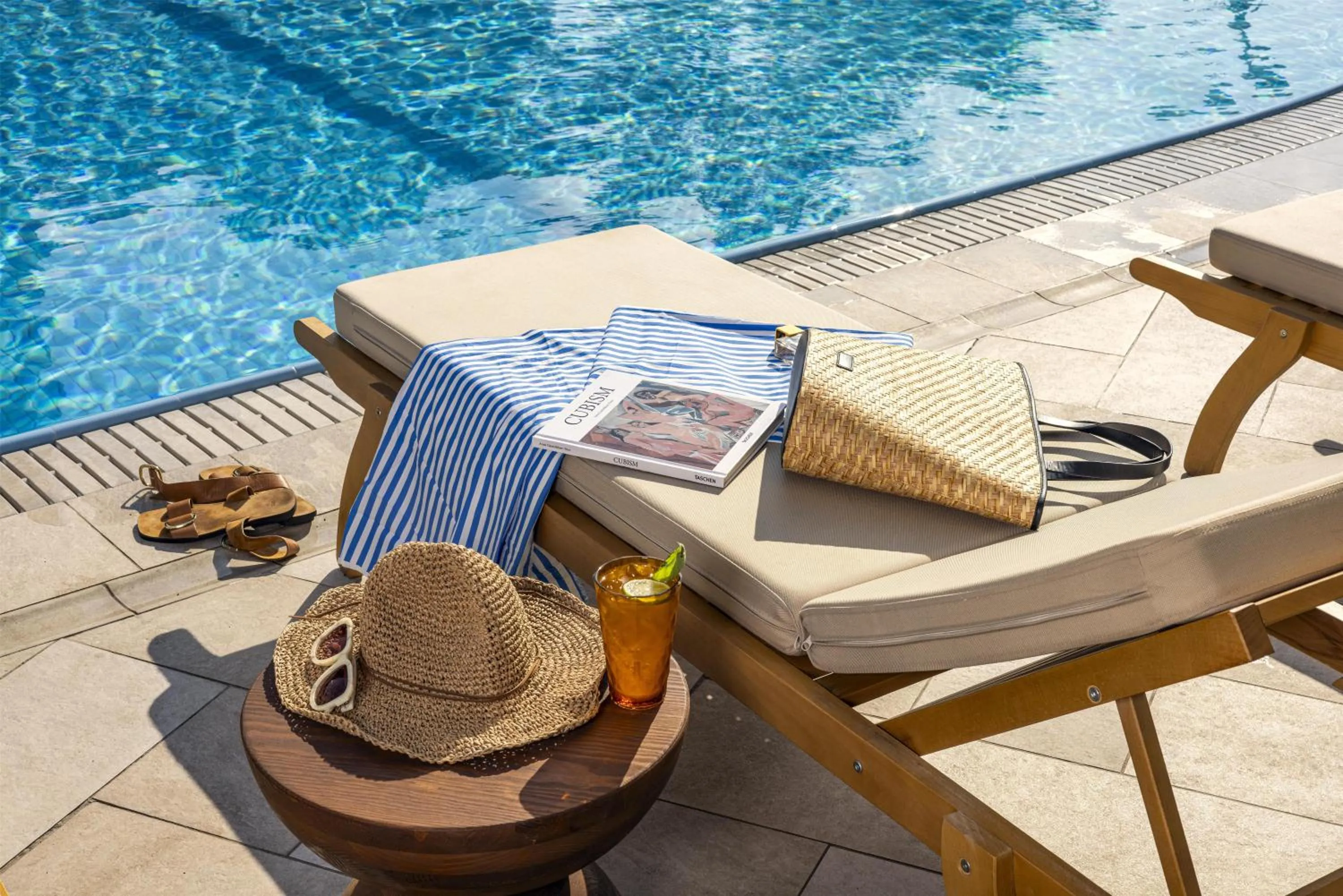 Pool view in Hilton Istanbul Bosphorus