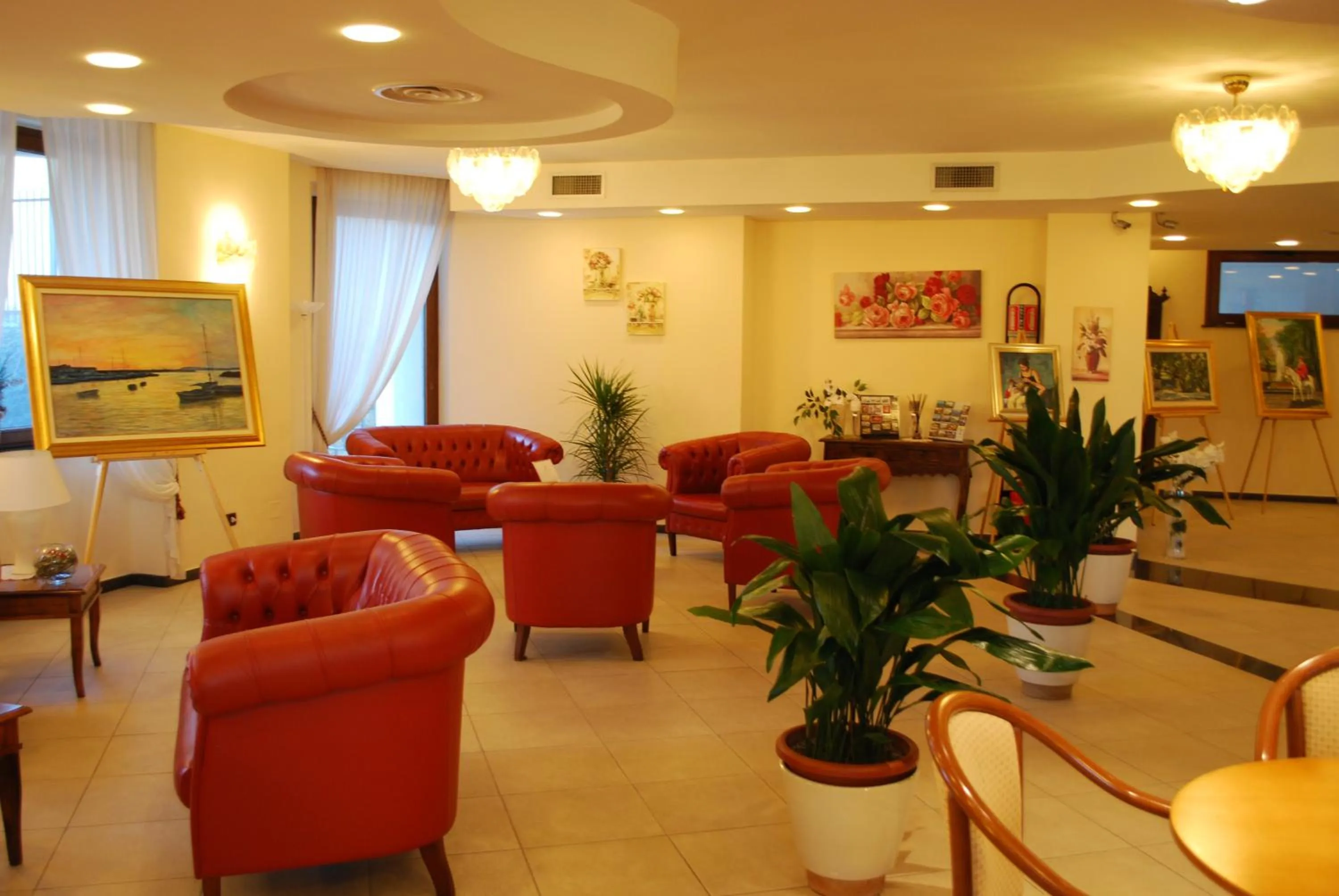 Lobby or reception in Europa Stabia Hotel