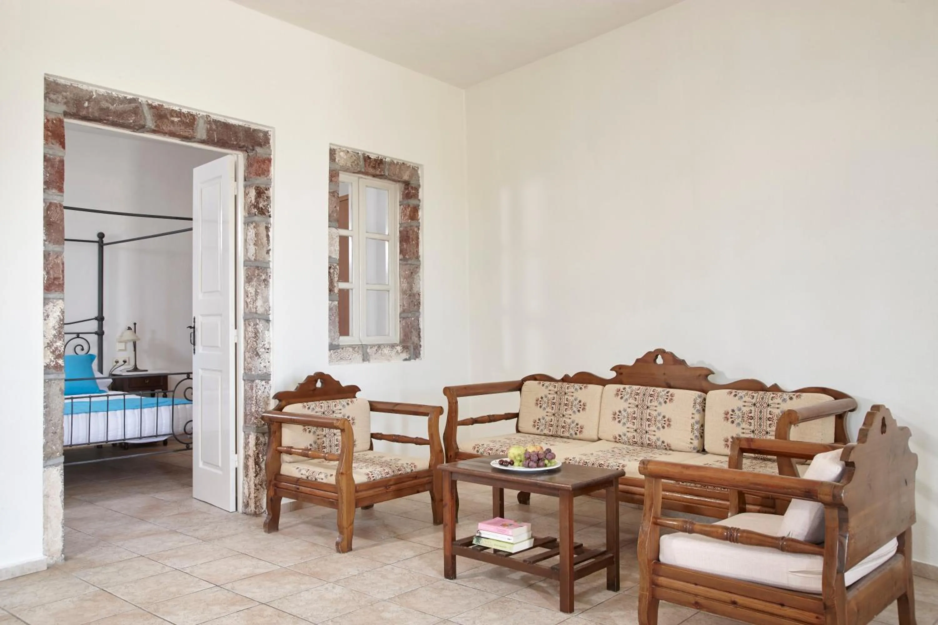 Living room in Terra Blue Santorini