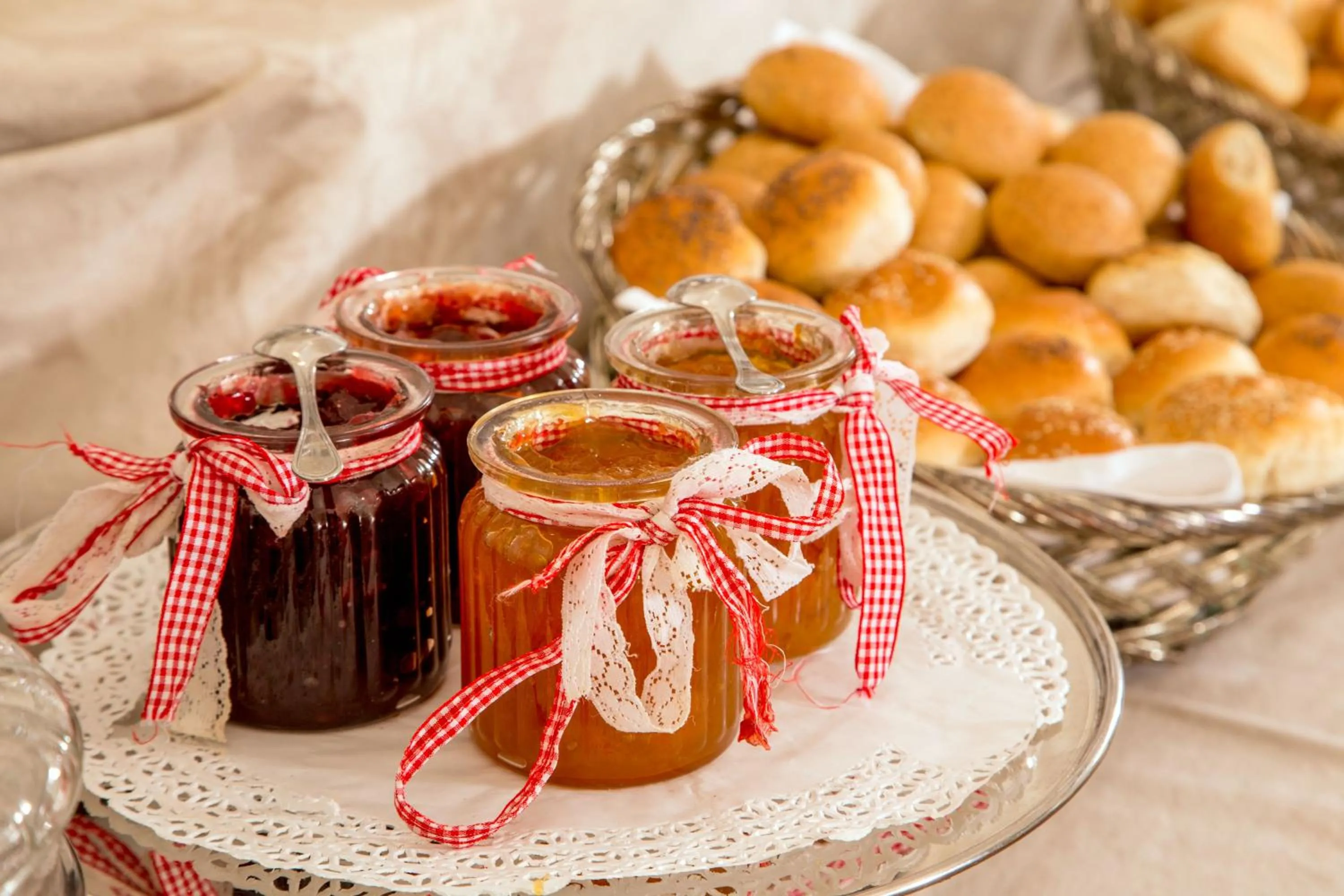 Italian breakfast in Hotel Villa Glori