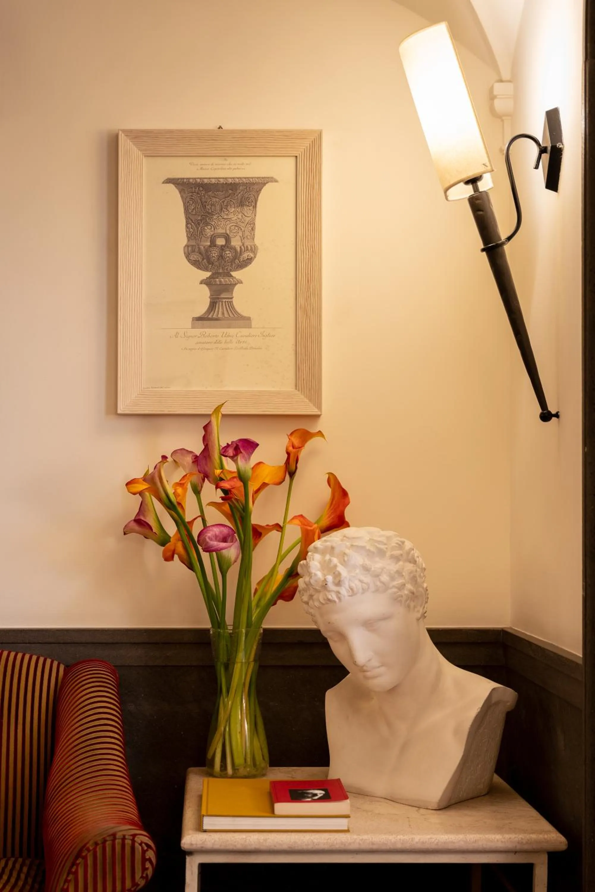 Decorative detail in Hotel Villa Glori