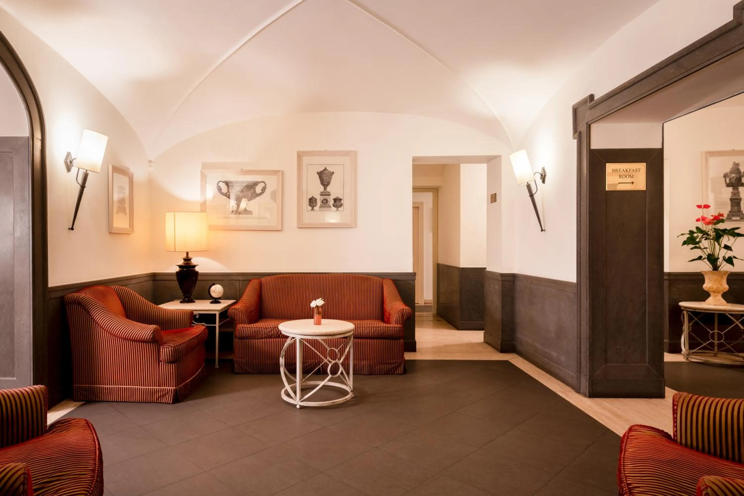 Living room in Hotel Villa Glori