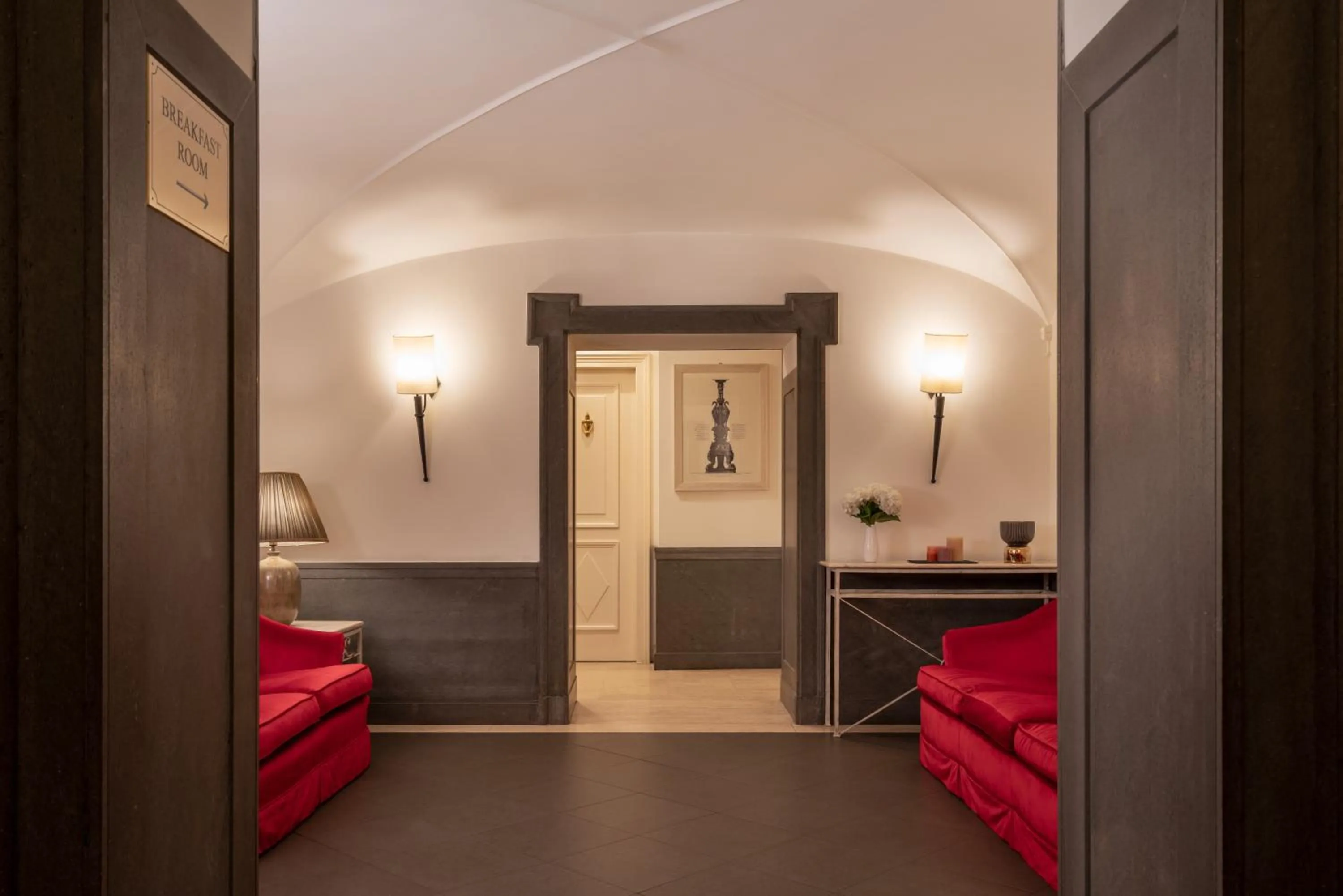 Seating area, Bed in Hotel Villa Glori