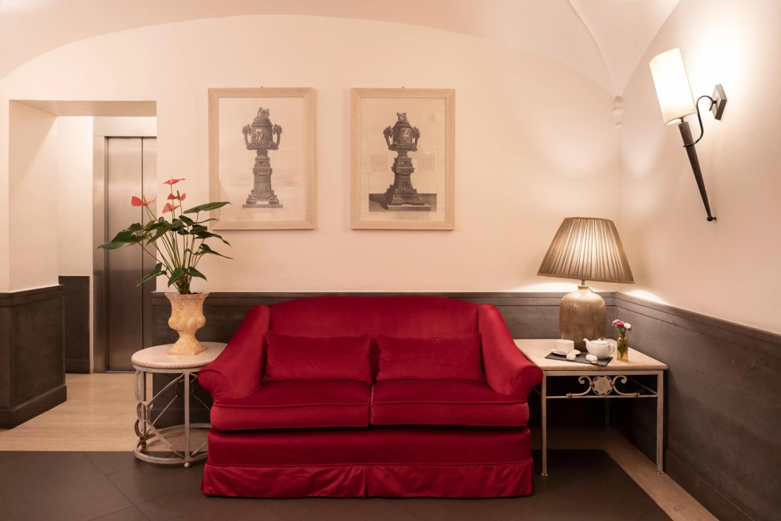 Living room in Hotel Villa Glori