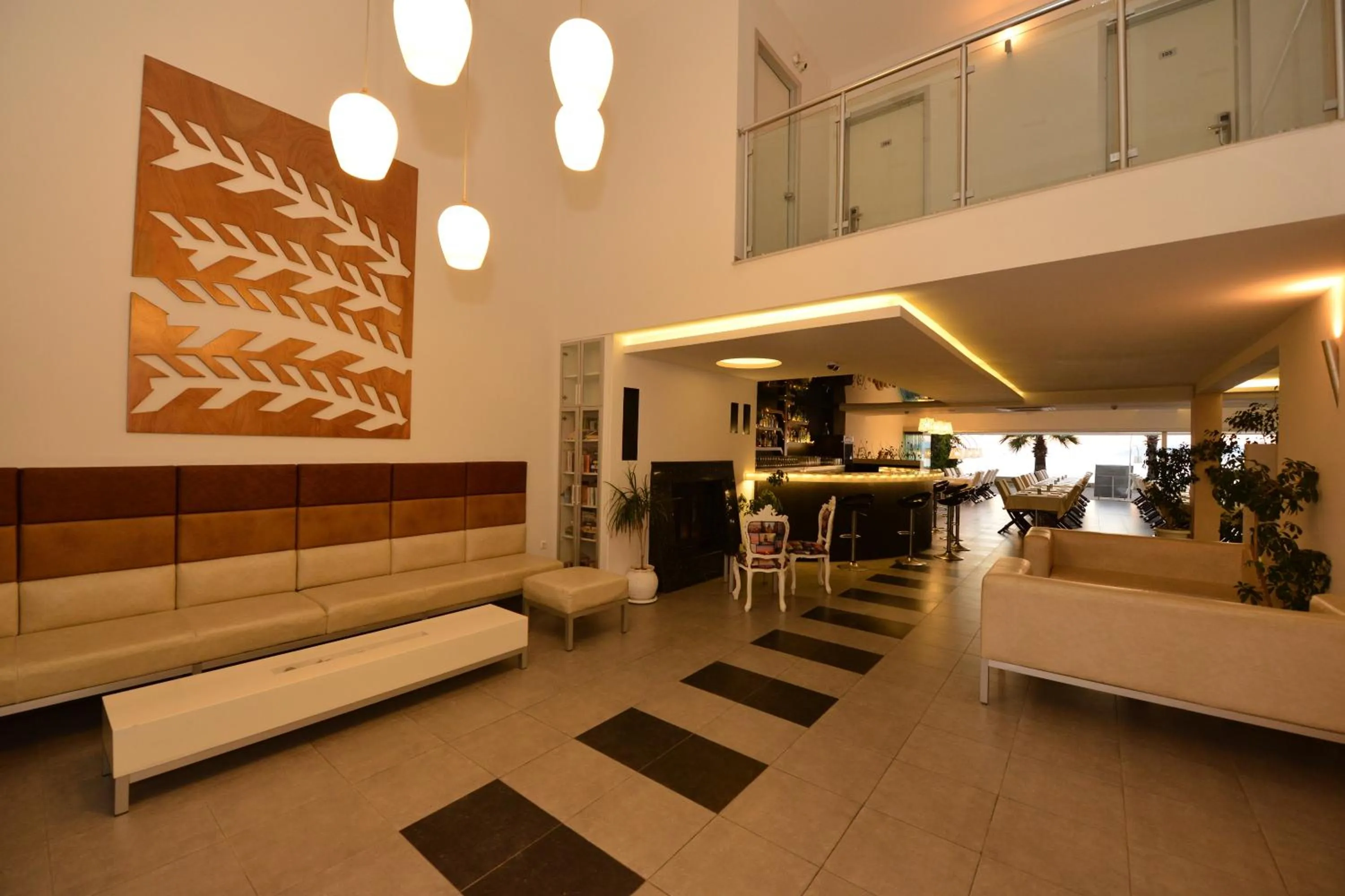 Lobby or reception in Hotel Delta