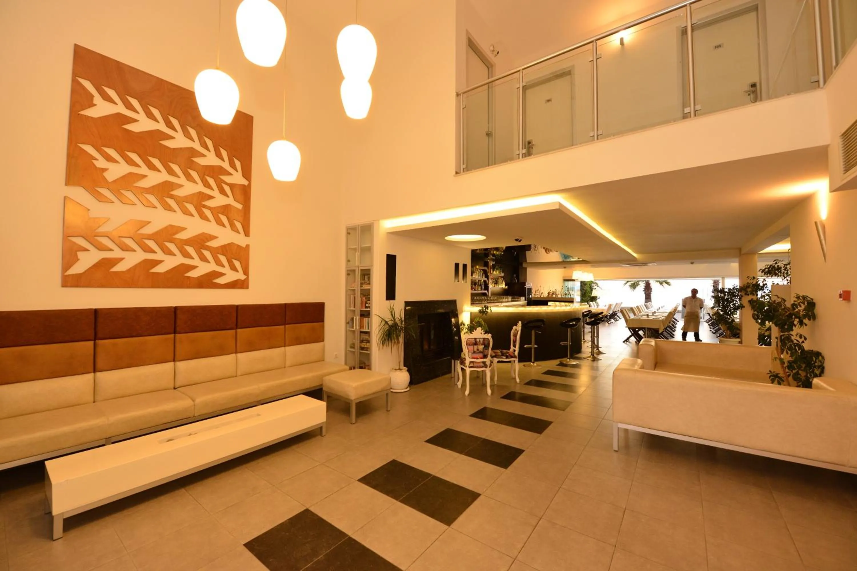 Lobby or reception in Hotel Delta