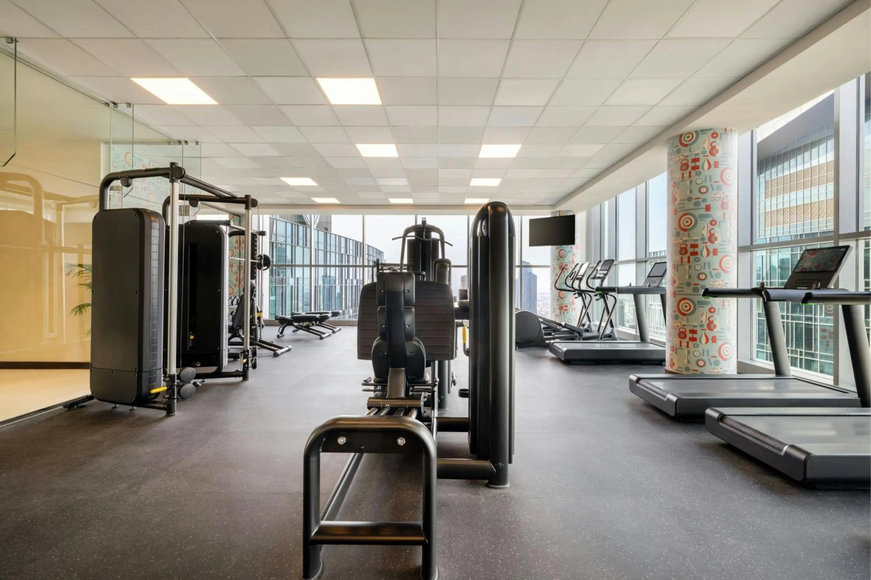 Fitness centre/facilities in Le Meridien City Center Doha
