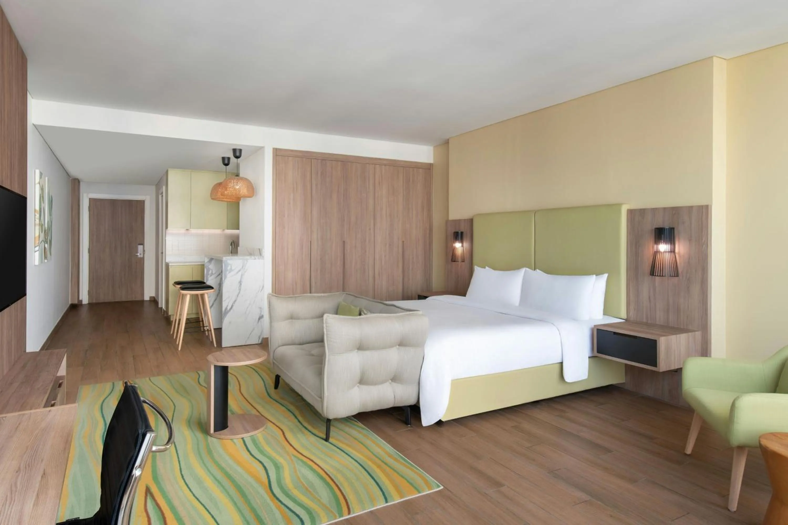 Photo of the whole room, Bed in Element by Westin City Center Doha