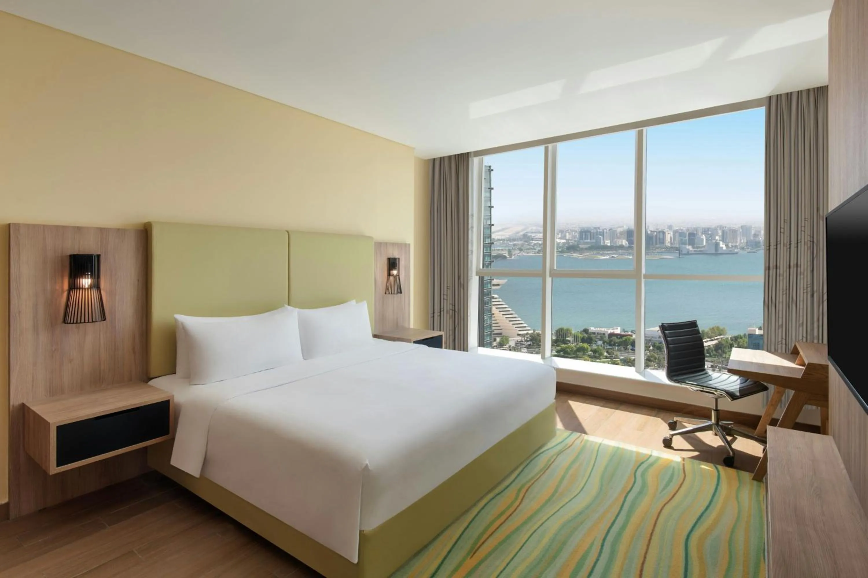 Bedroom, Bed in Element by Westin City Center Doha