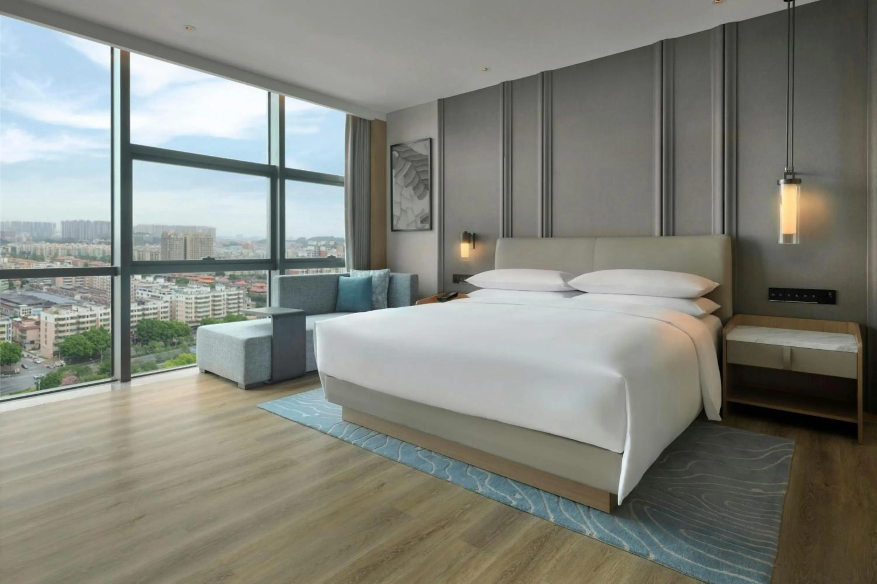 Bedroom, Bed in Courtyard by Marriott Foshan Gaoming