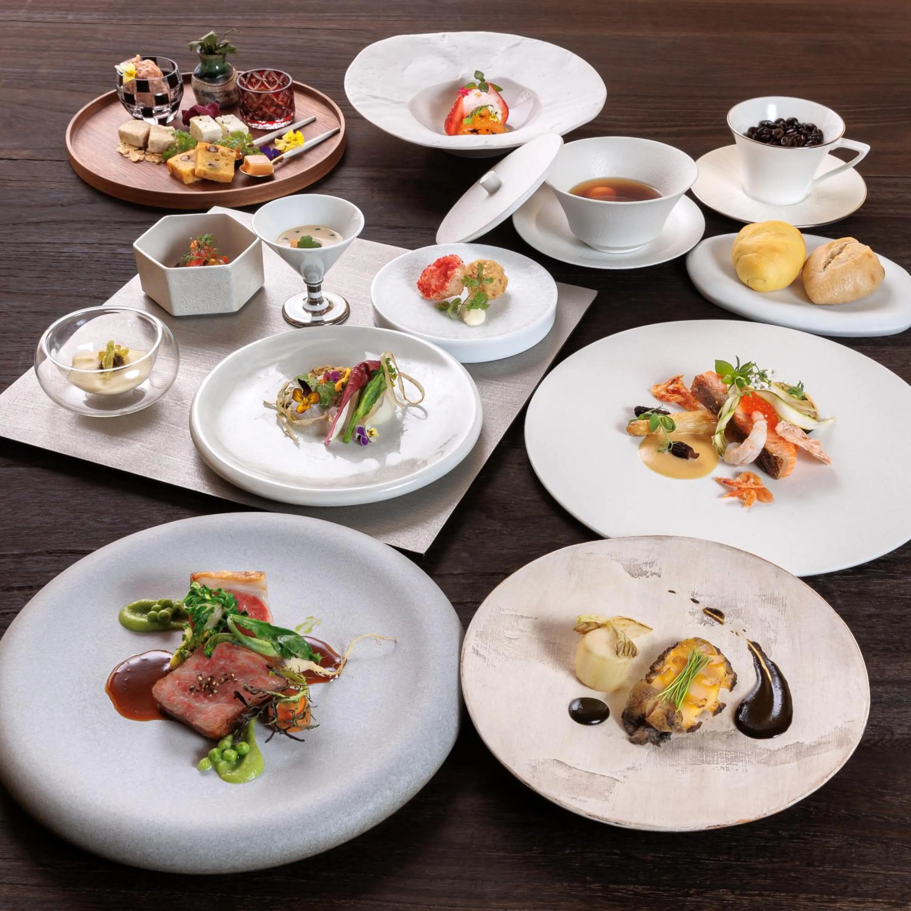 Meals in Hotel Shikinoyakata Hakone Ashinoko