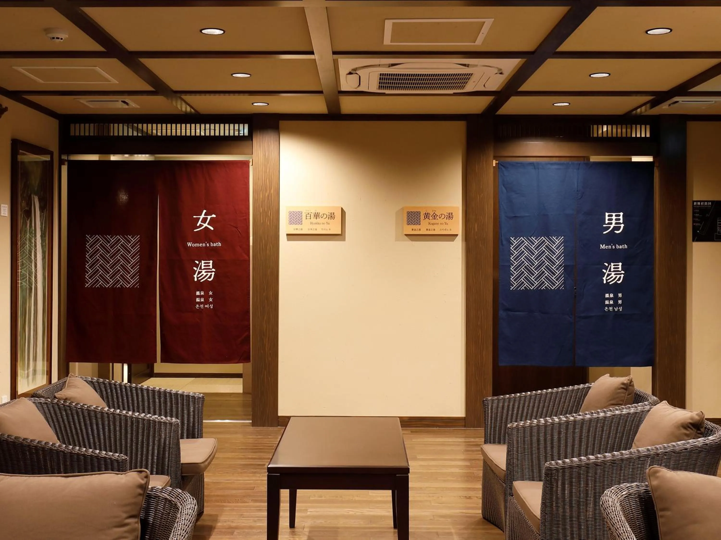 Hot Spring Bath in Hotel Morinokaze Hakone Sengokuhara