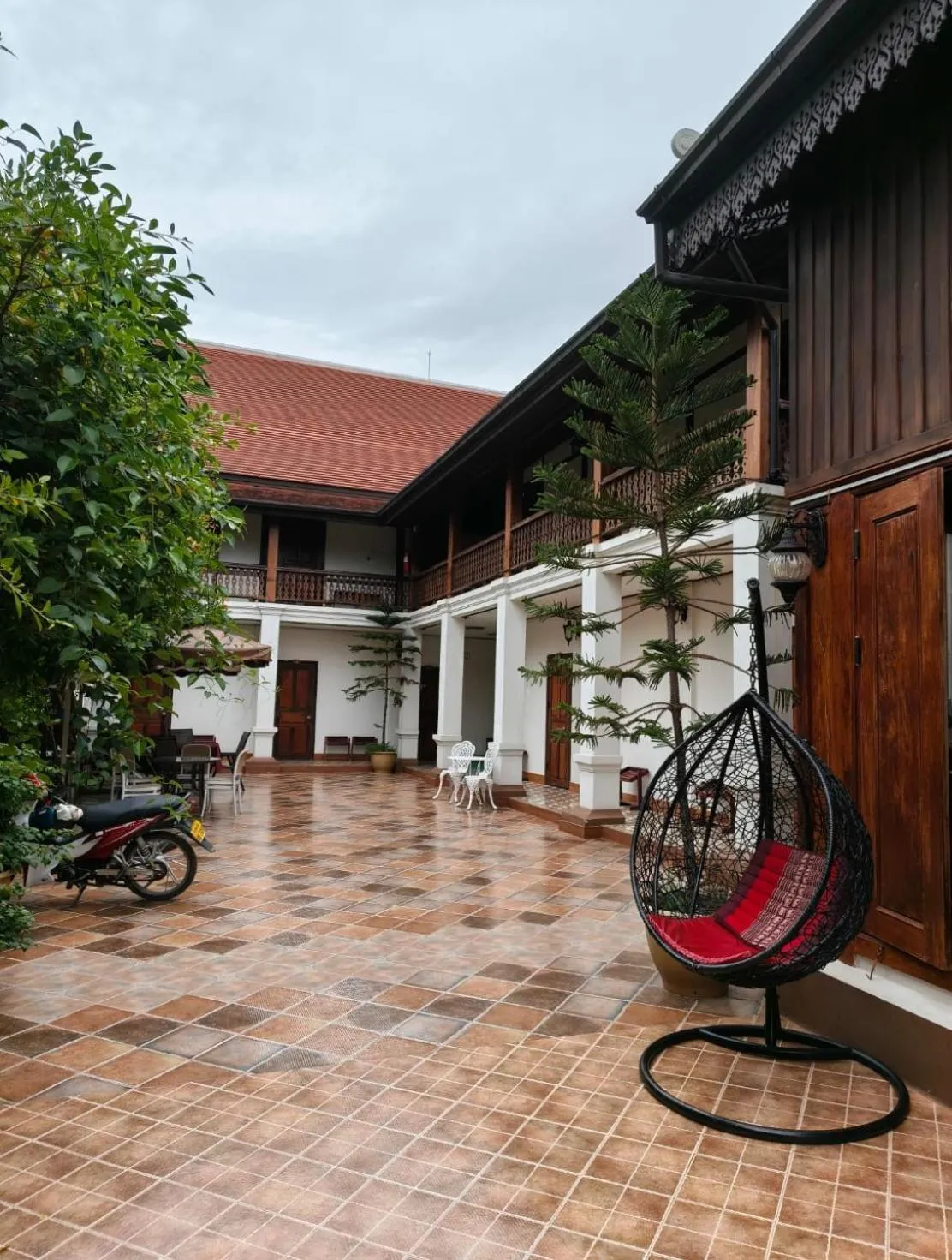 Children play ground in Ananta Hotel Luangprabang