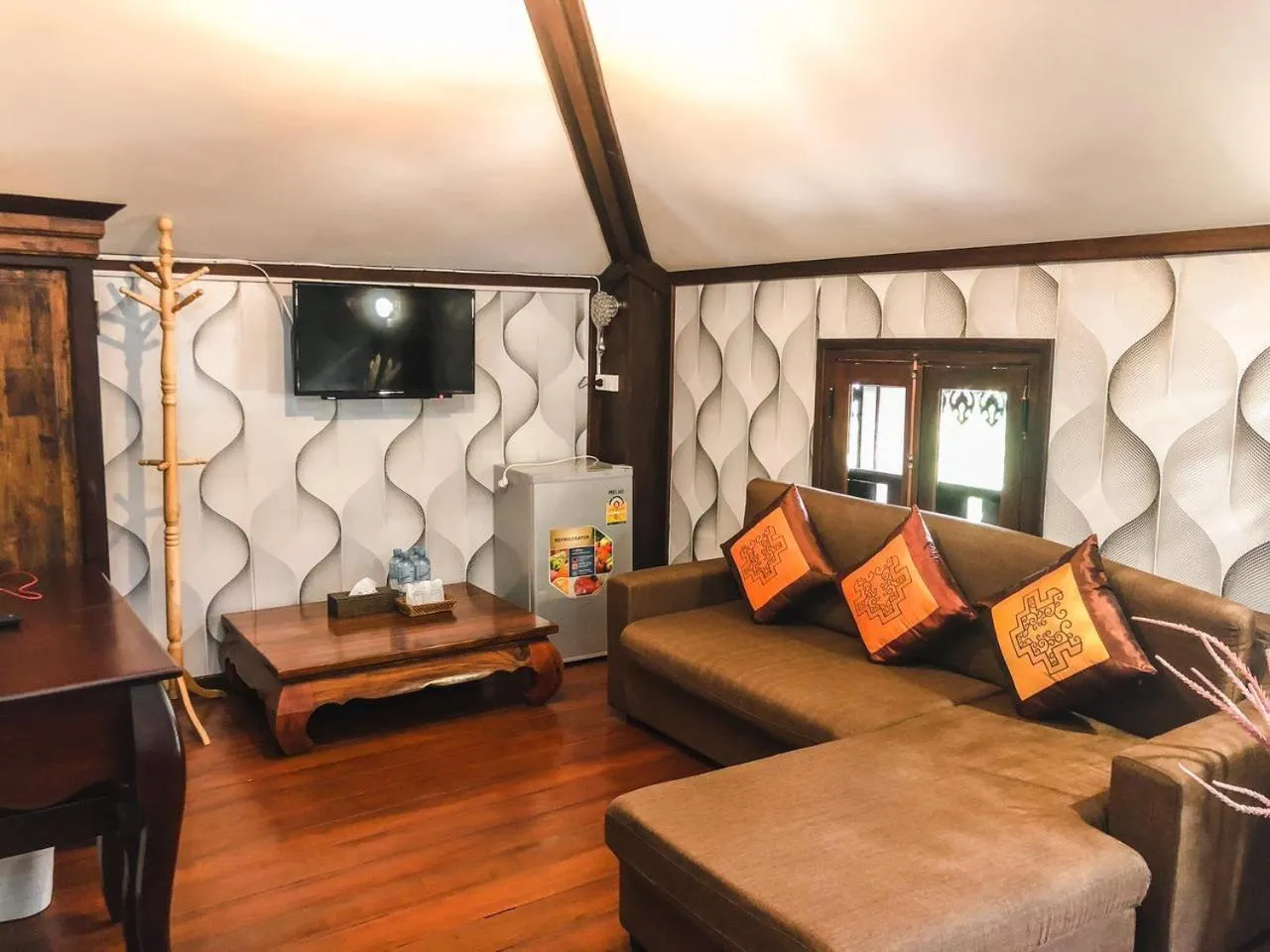 Seating area in Ananta Hotel Luangprabang