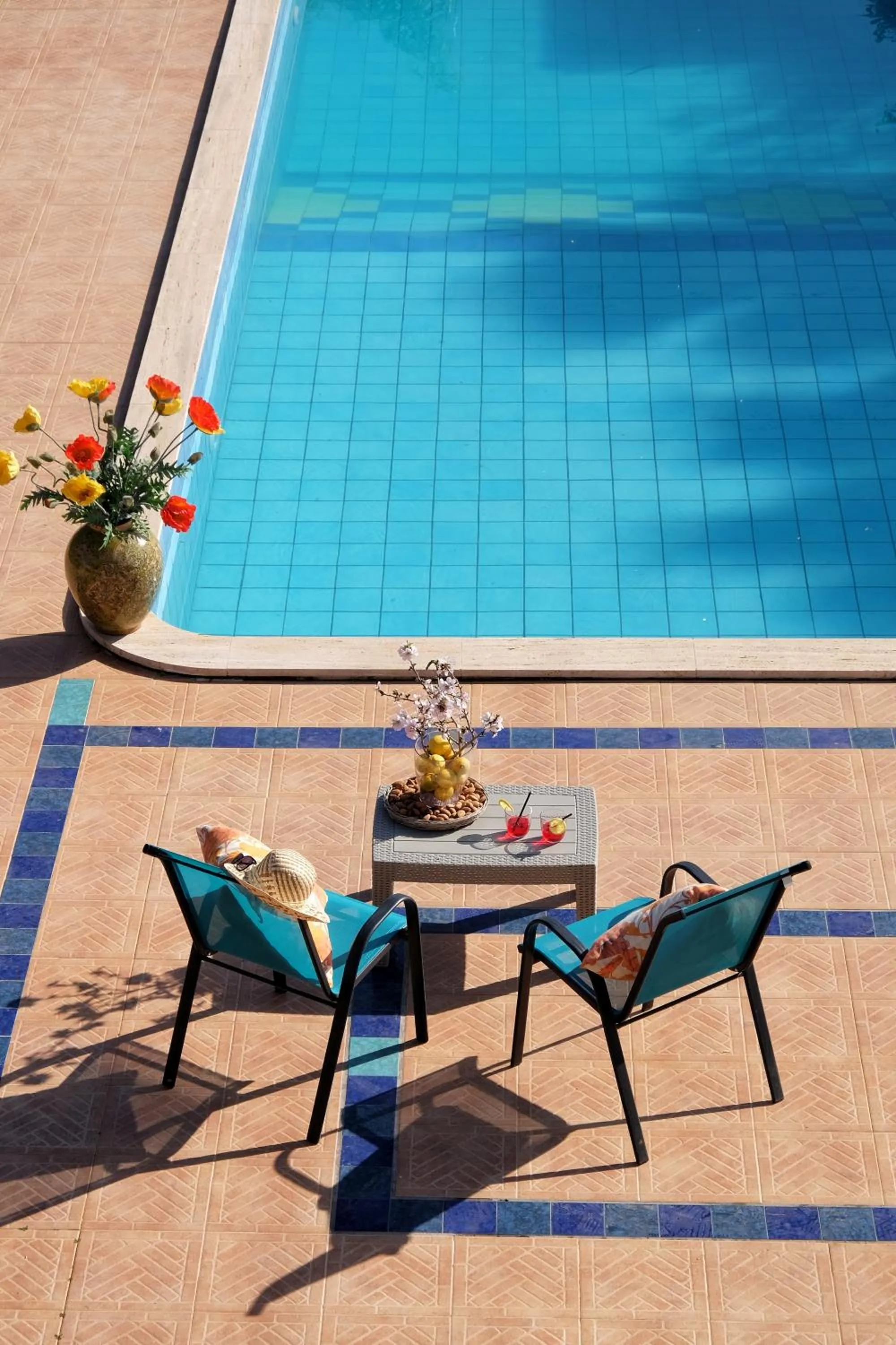 Pool view in B&B Il Mandorleto Avola