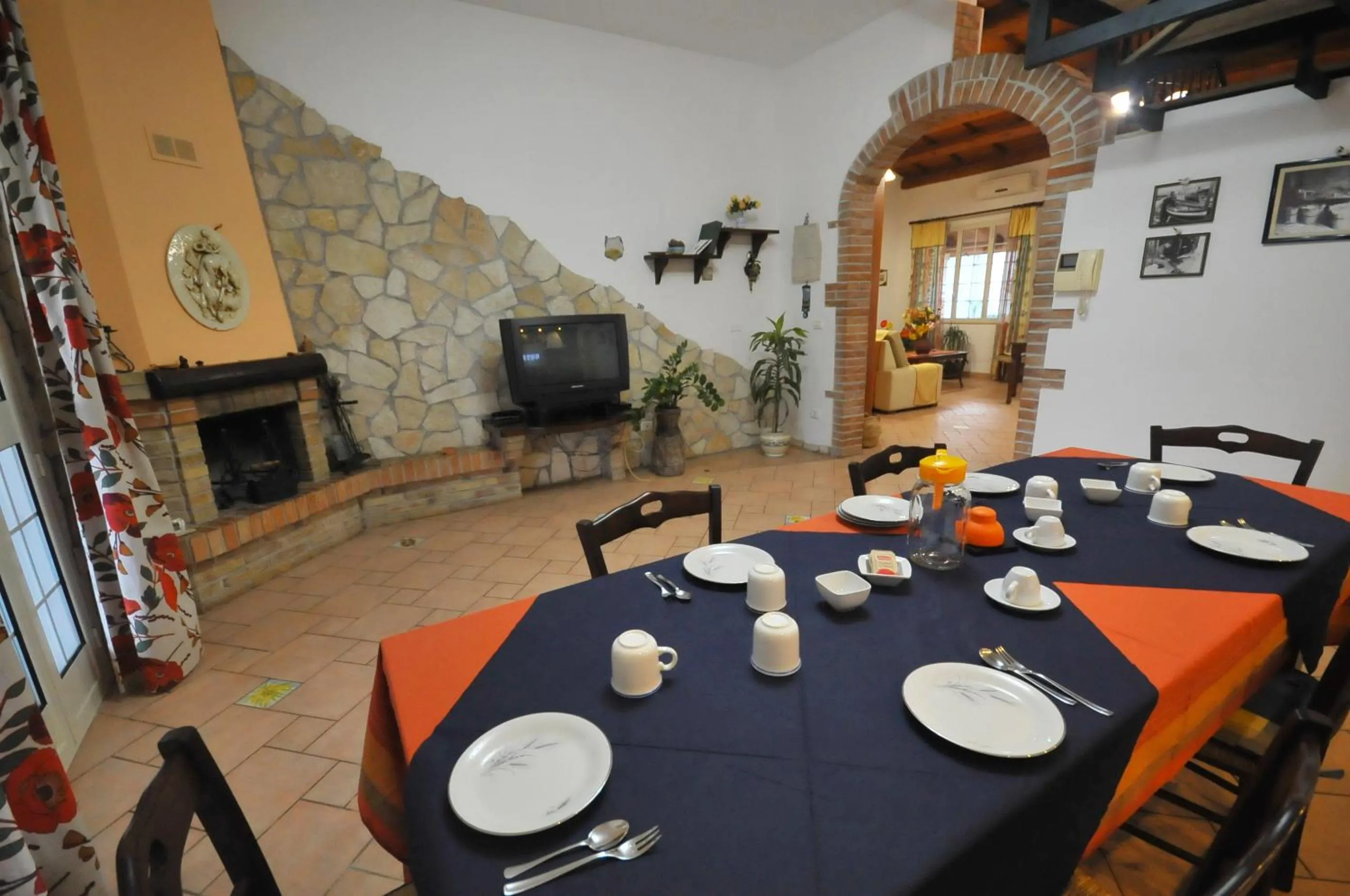 Communal kitchen in B&B Il Mandorleto Avola